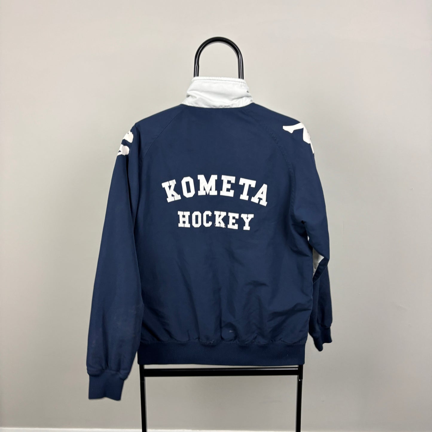 00s Kappa Ice Hockey Windbreaker Jacket Blue Women’s Medium