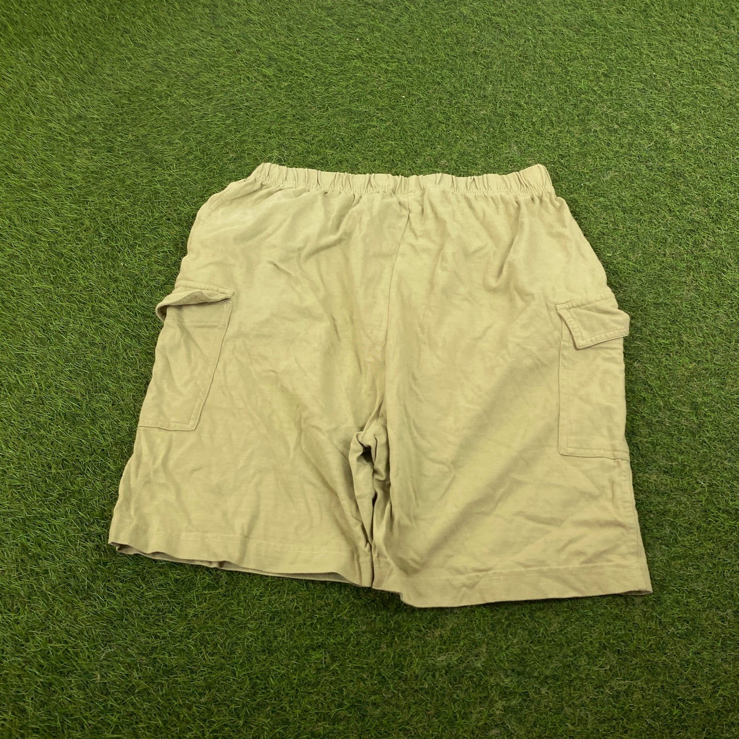 Retro Fila Cotton Cargo Shorts Brown Small