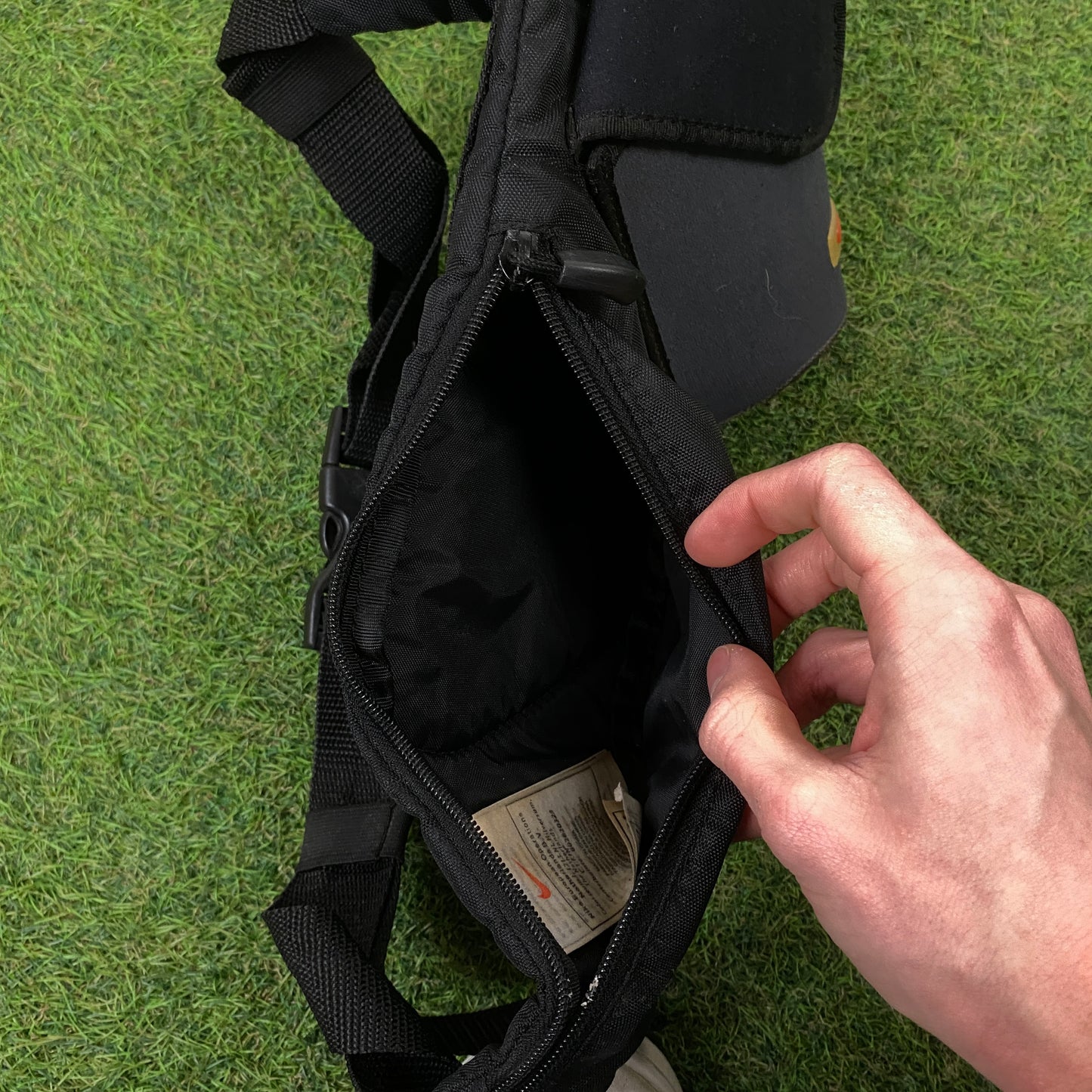 00s Nike Running Shoulder Bag Black