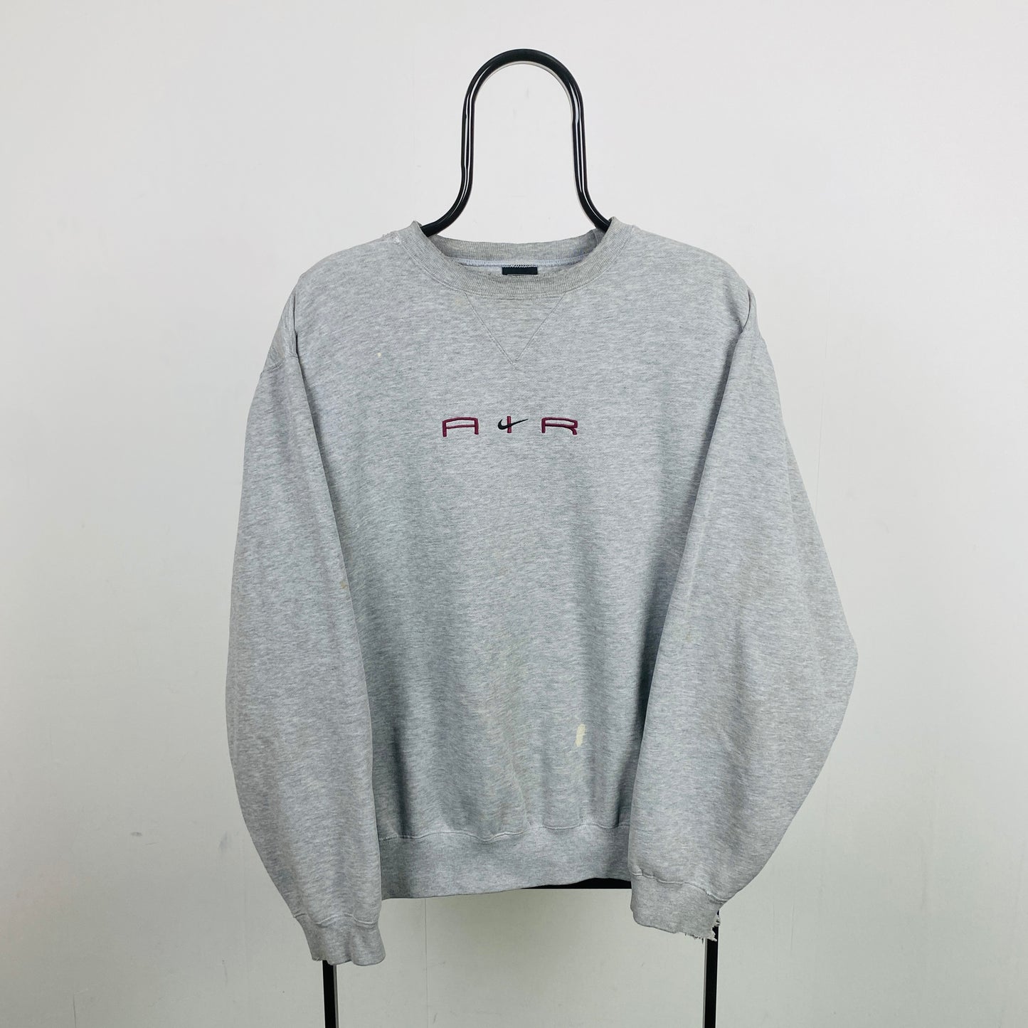 90s Nike Air Sweatshirt Grey Large
