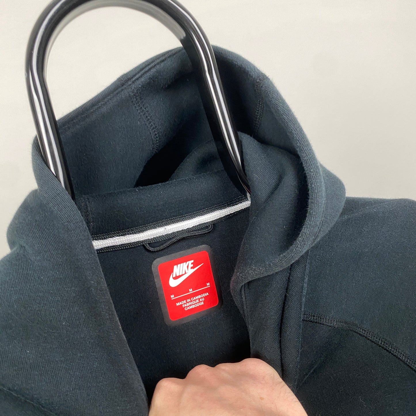 00s Nike Tech Fleece Hoodie Black Medium