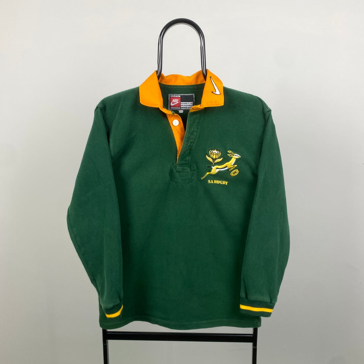 90s Nike South Africa Rugby Sweatshirt Green Small