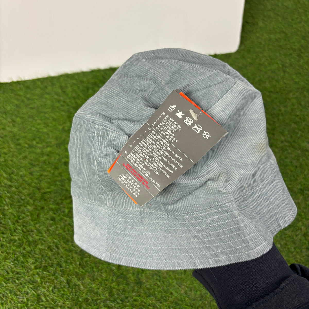 00s Nike Reversible Plaid Bucket Hat Blue