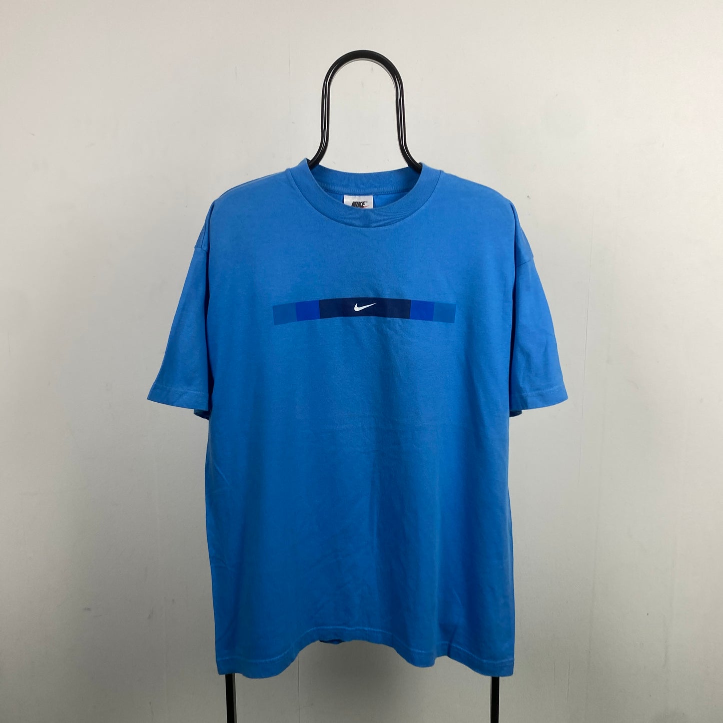 90s Nike T-Shirt Blue Large
