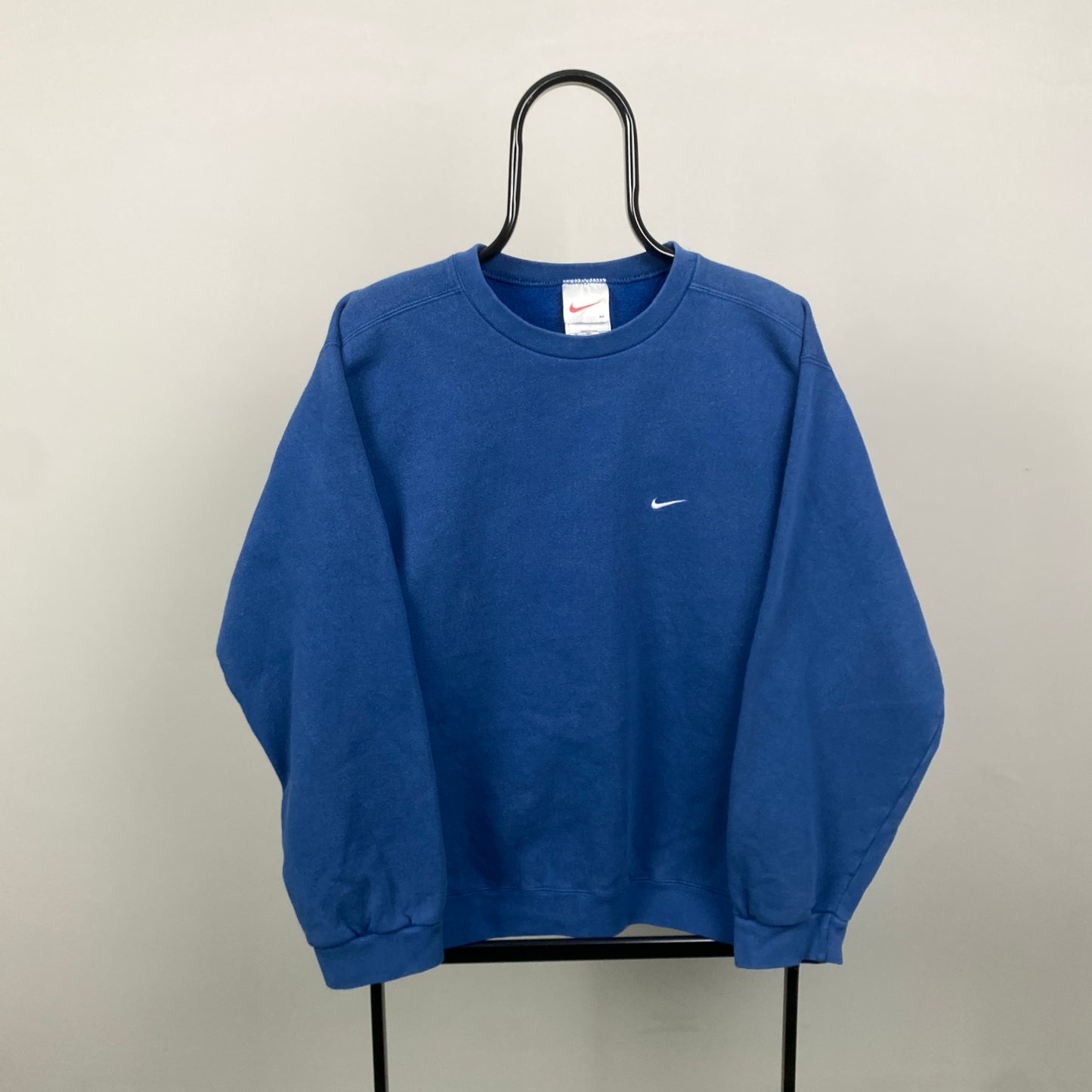90s Nike Sweatshirt Blue Medium