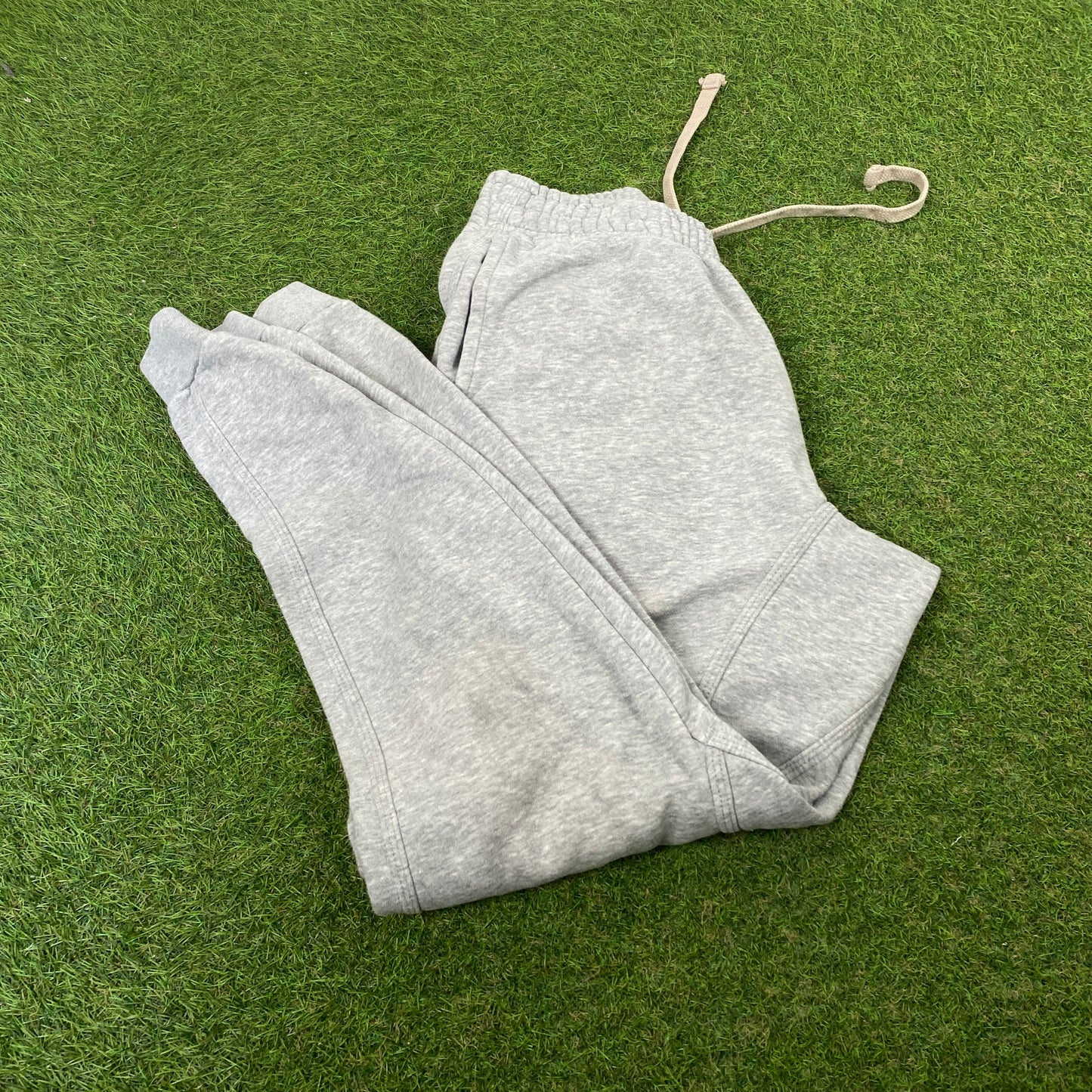 00s Nike Cotton Joggers Grey Small