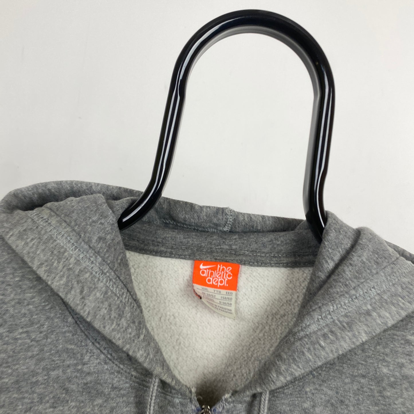 00s Nike Heavyweight Zip Hoodie Grey XXL