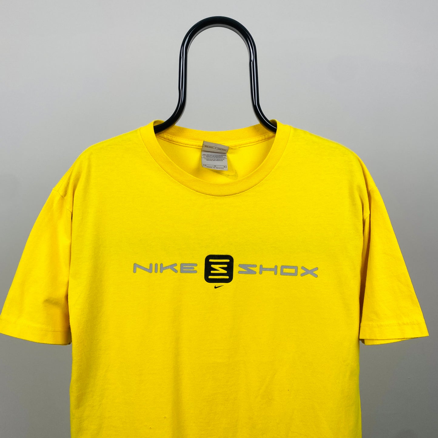 00s Nike Shox T-Shirt Yellow Medium