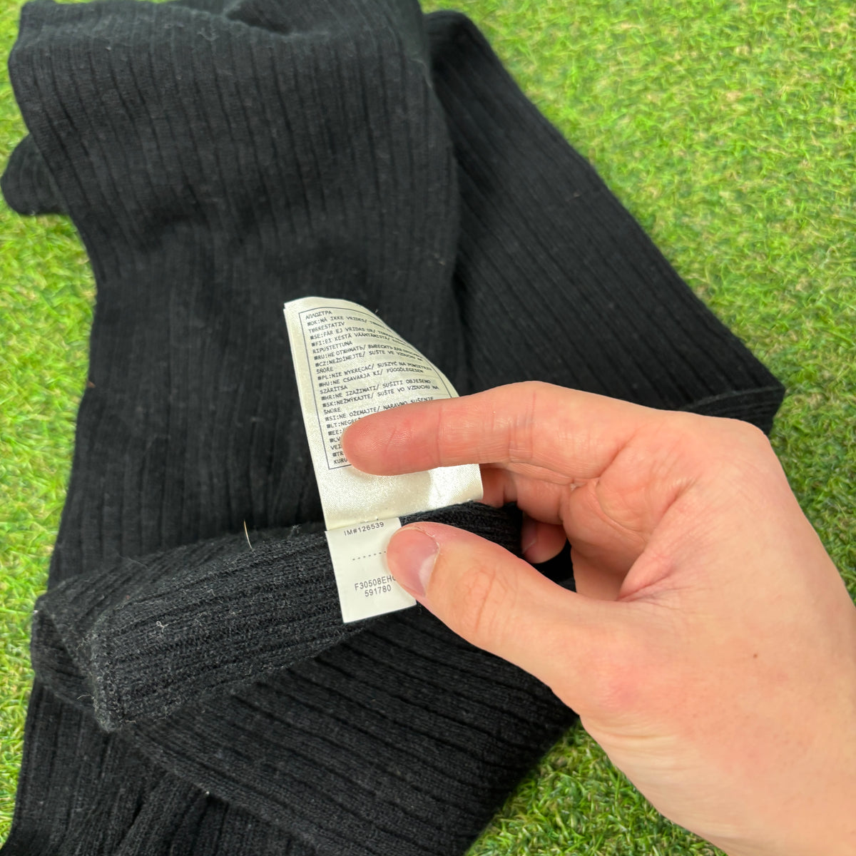 90s Nike Fleece Scarf Black