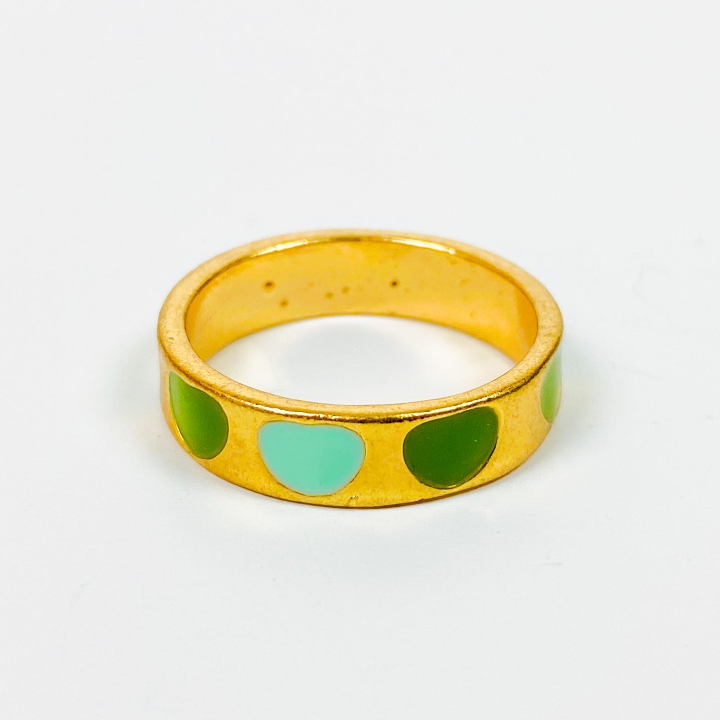 Retro Vintage Heart Ring Gold