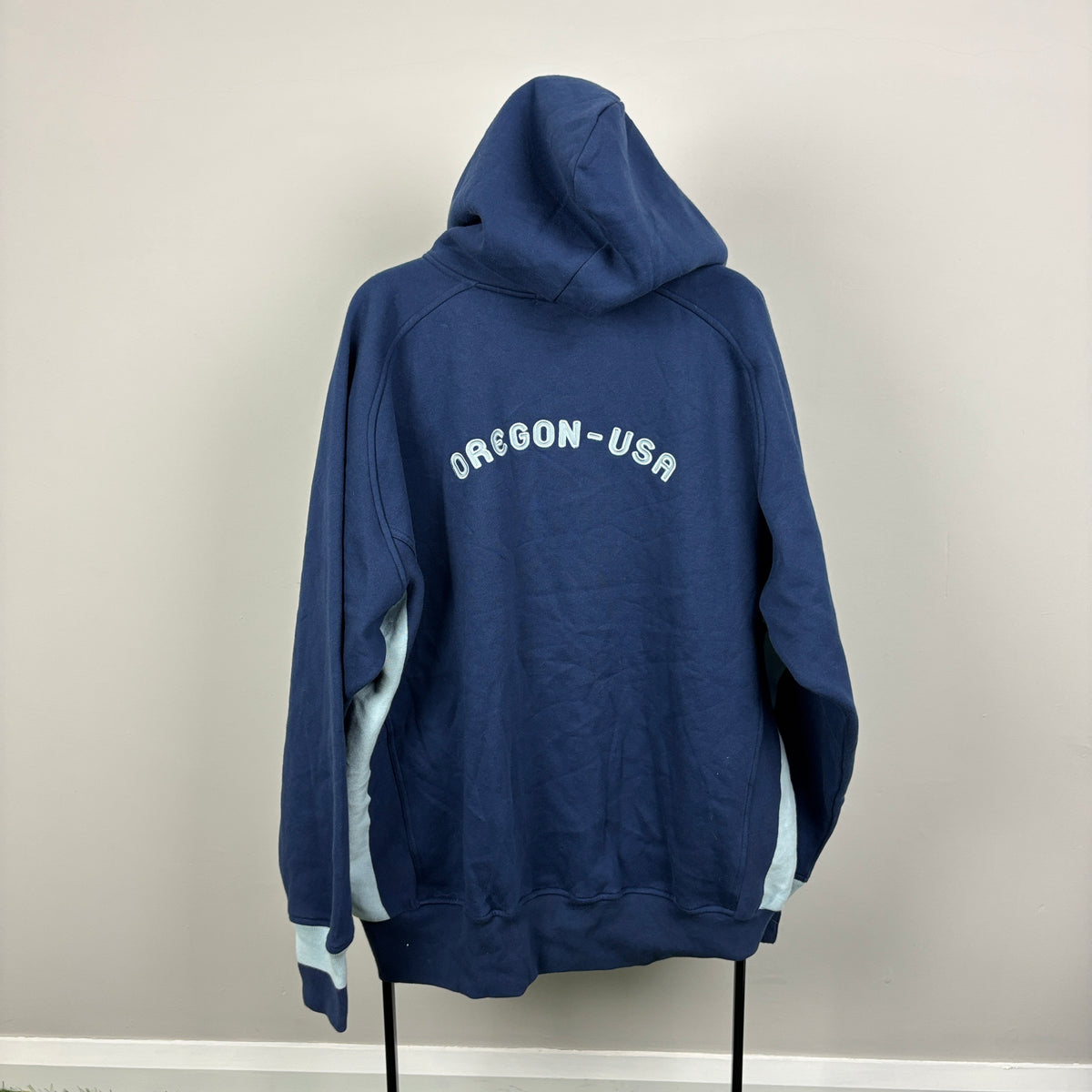 00s Nike Zip Hoodie Blue XXL