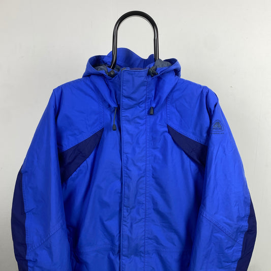 00s Nike ACG Waterproof Ski Coat Jacket Blue Womens Large