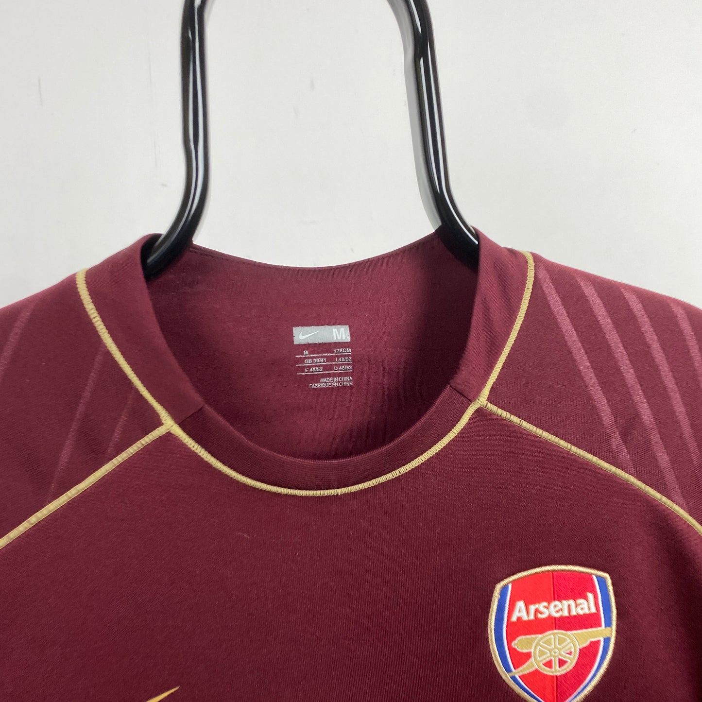 00s Nike Arsenal Highbury Sweatshirt Red Medium