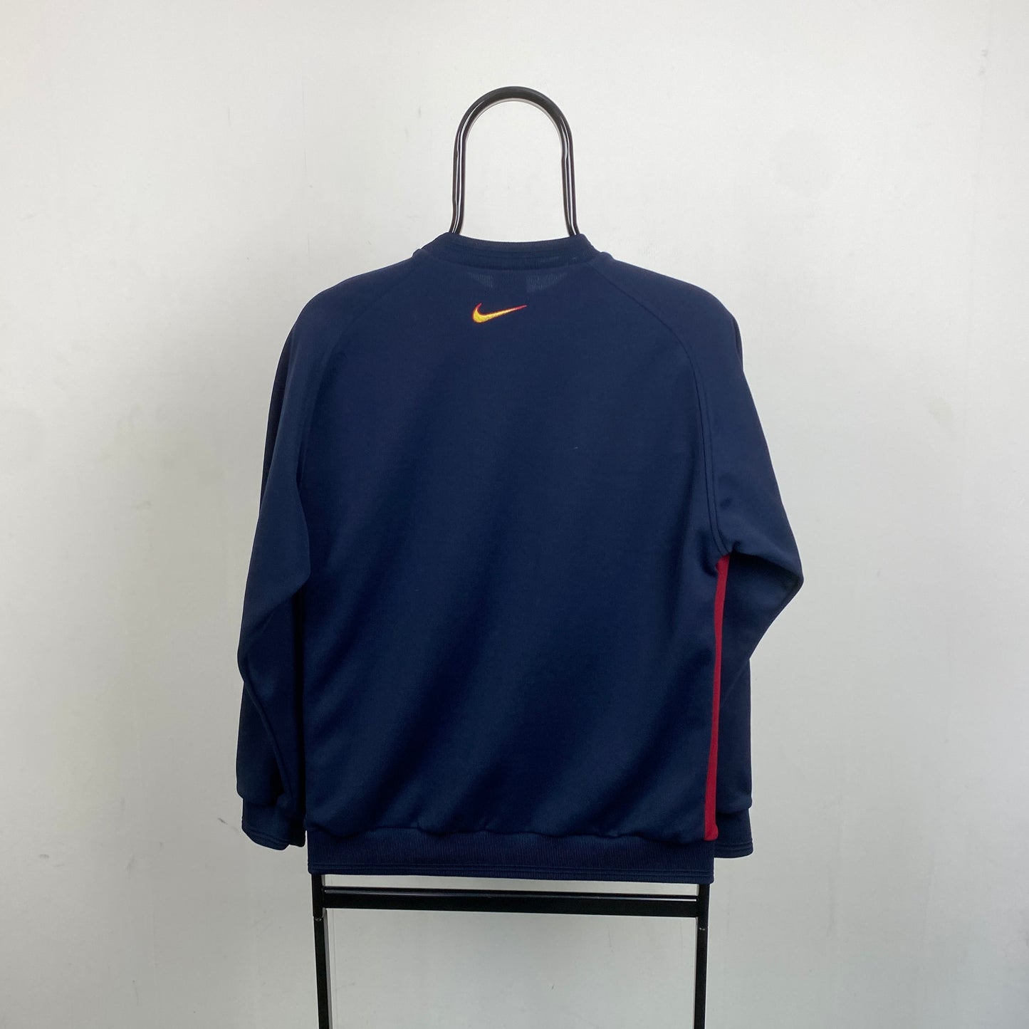 90s Nike Barcelona Sweatshirt Blue Small