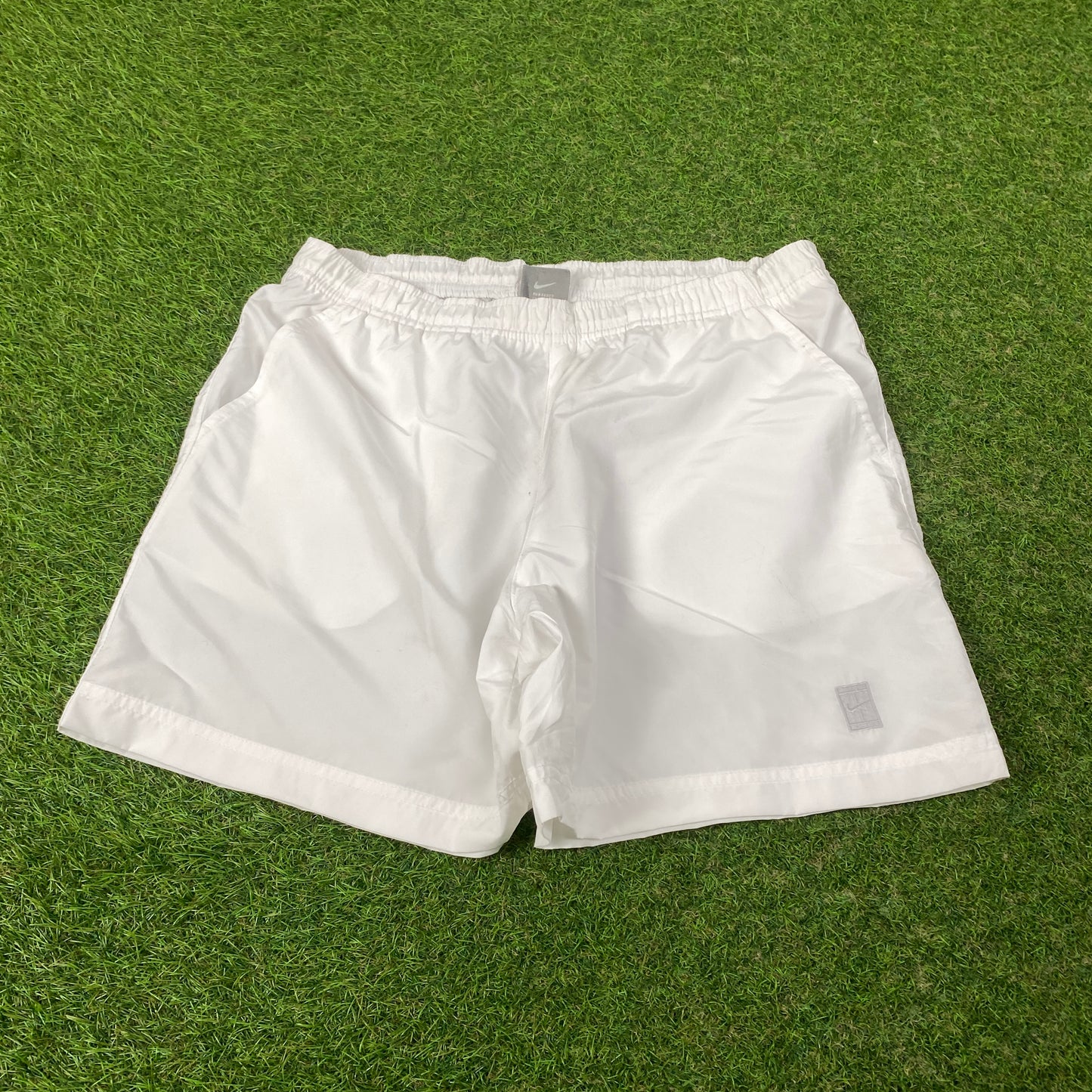 00s Nike Court Shorts White Large
