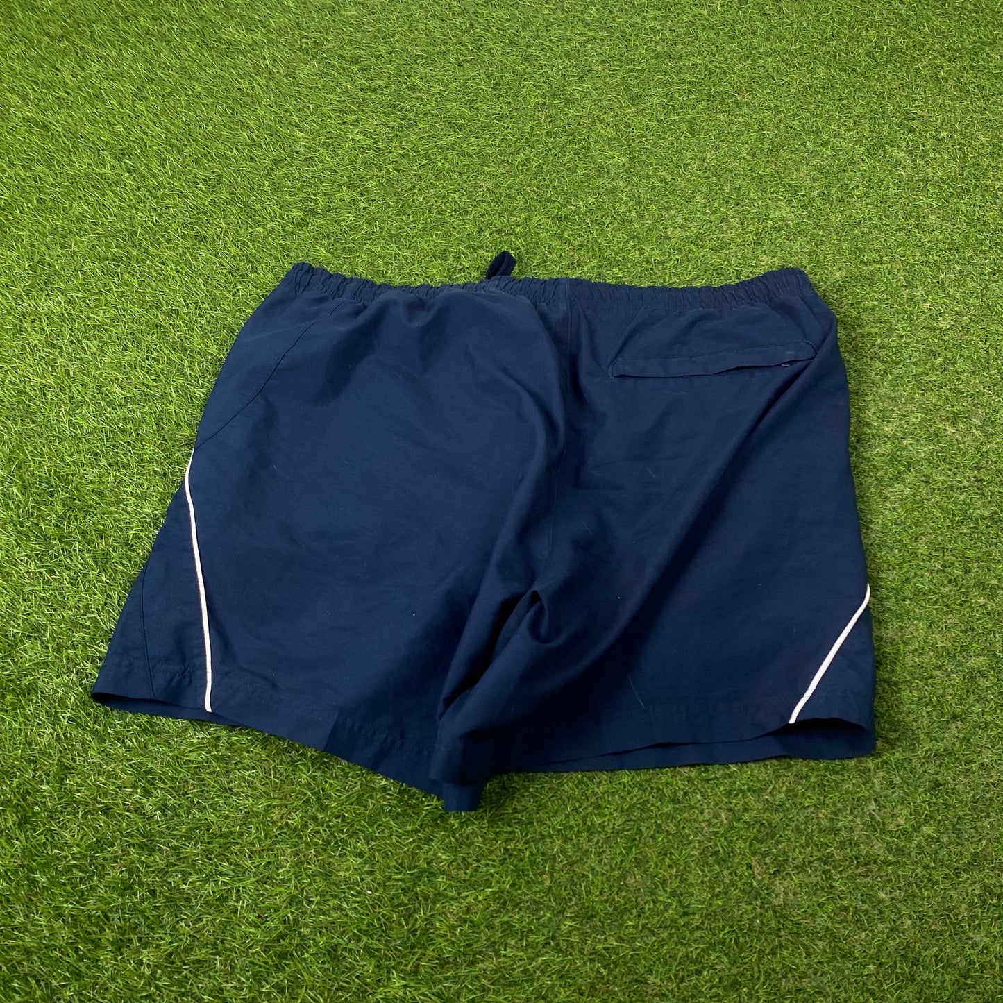 00s Nike Piping Shorts Blue Large