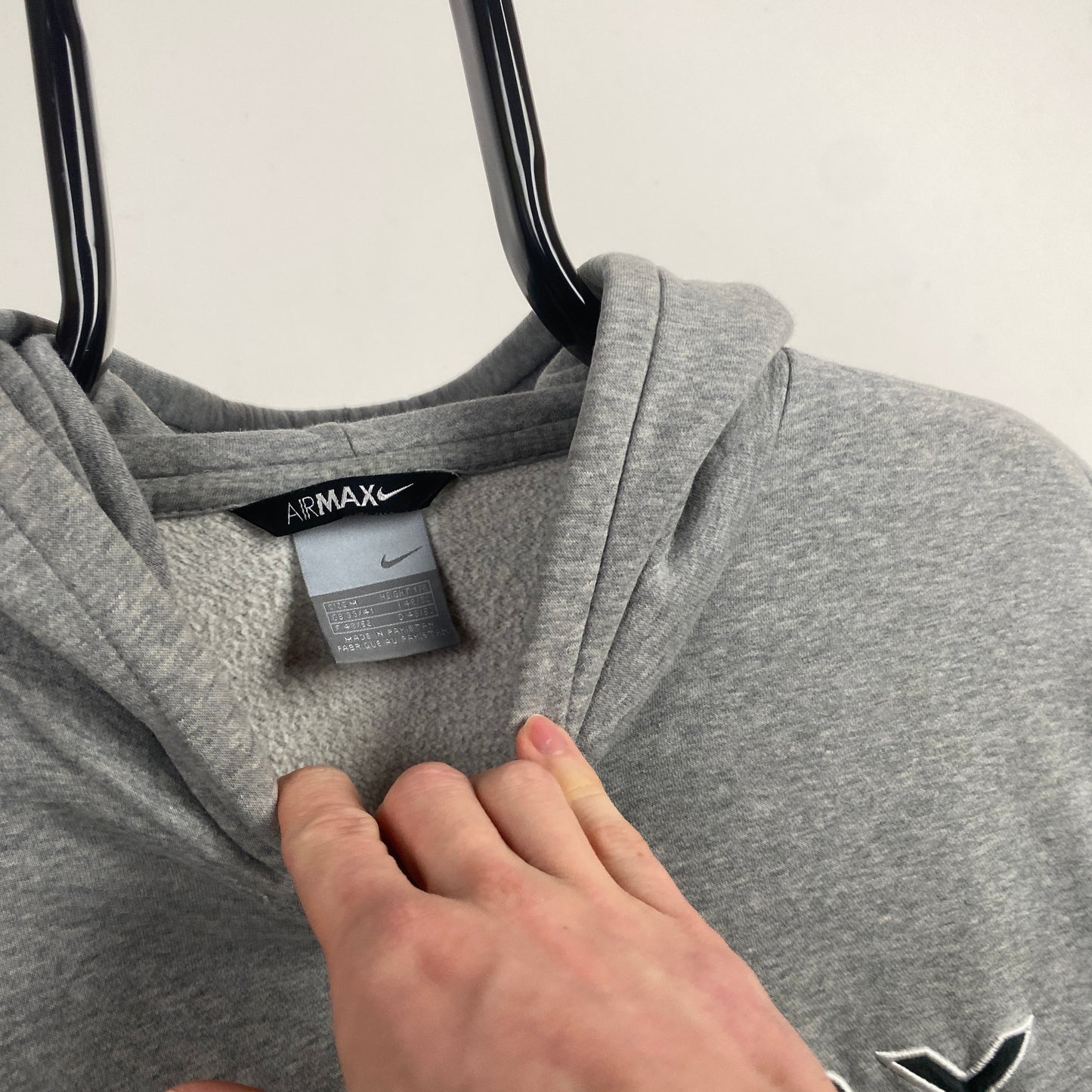 00s Nike Air Max Hoodie Grey Medium