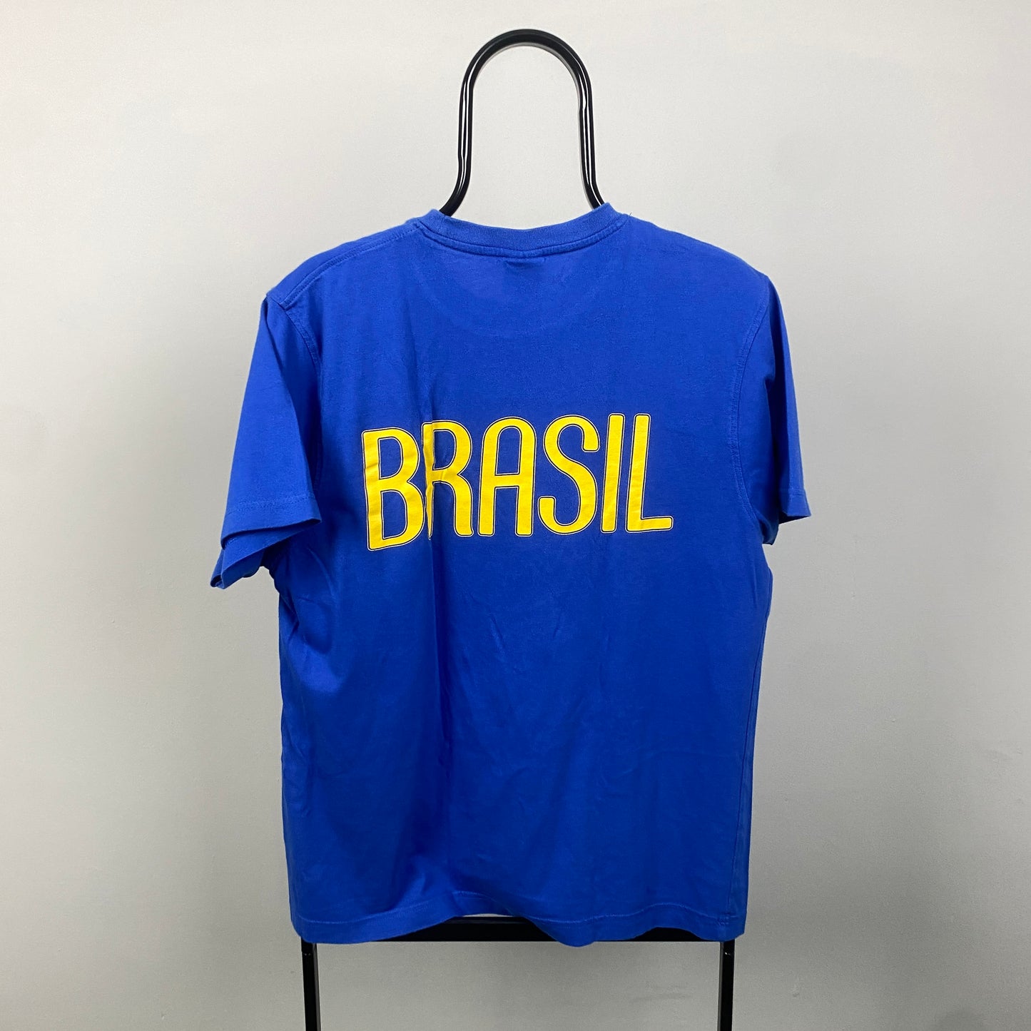 00s Nike Brazil T-Shirt Blue Large