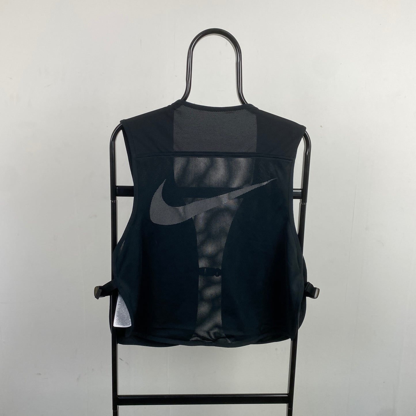 00s Nike Running Vest Windbreaker Jacket Black Small