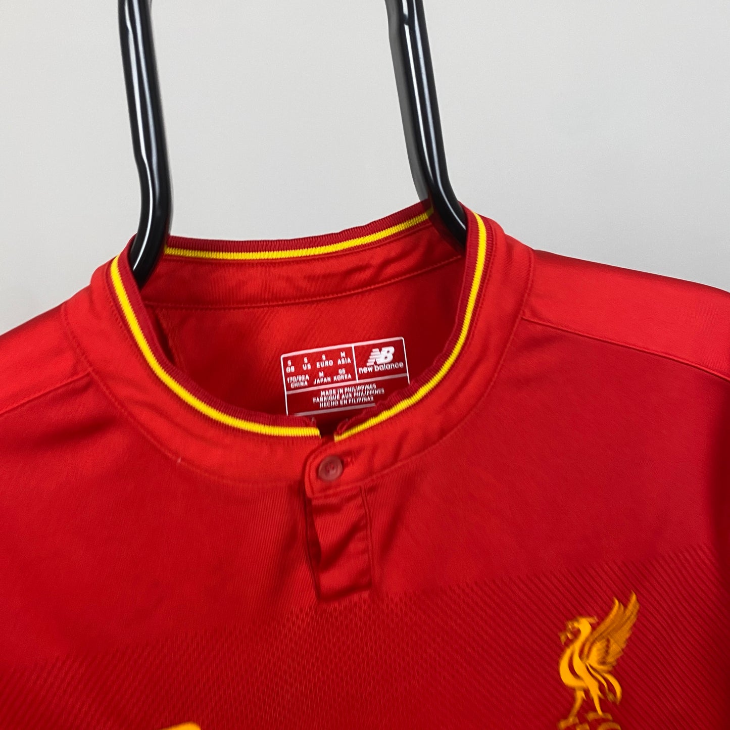 00s New Balance Liverpool Coutinho Football Shirt T-Shirt Red Small