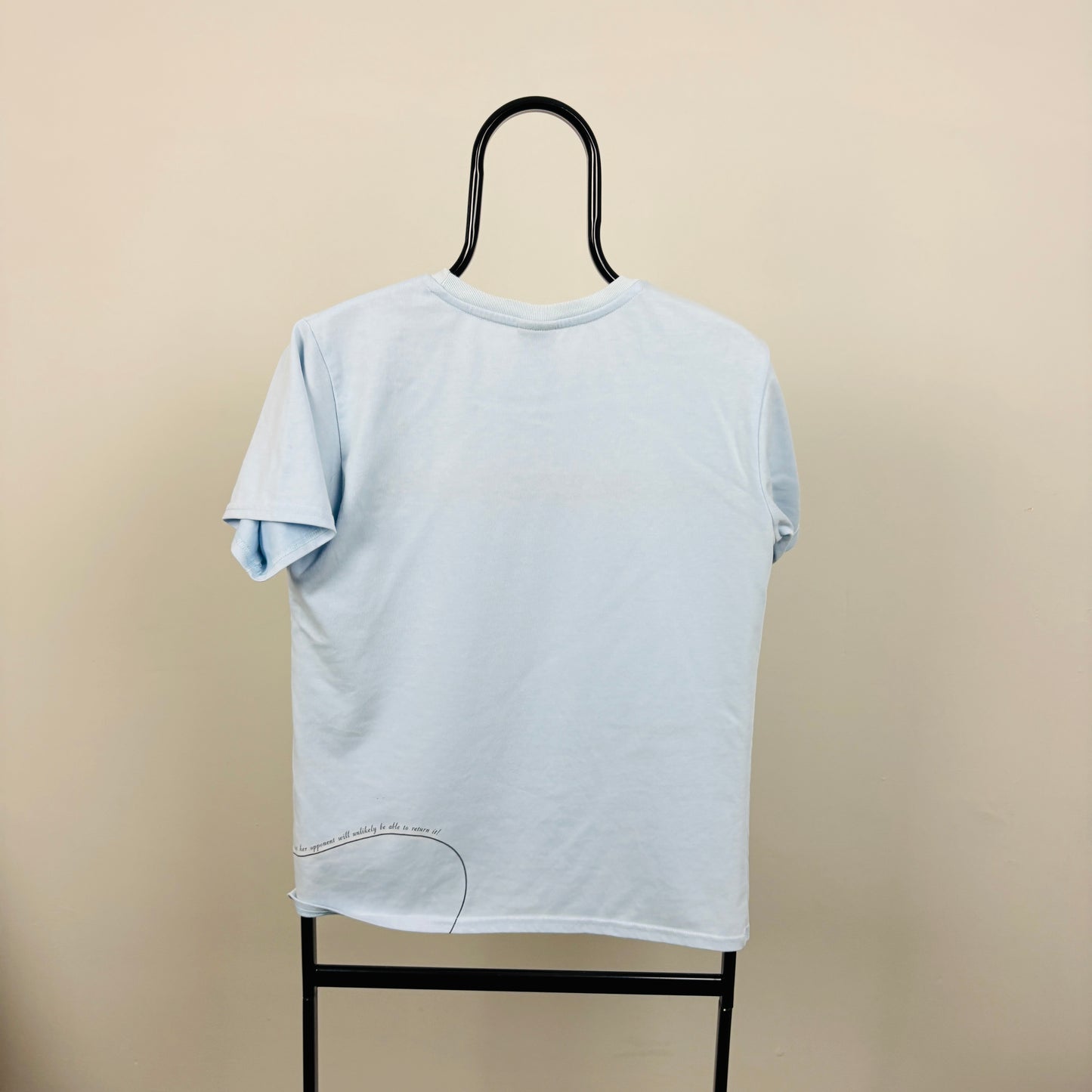 00s Nike Court Tennis T-Shirt Baby Blue Large