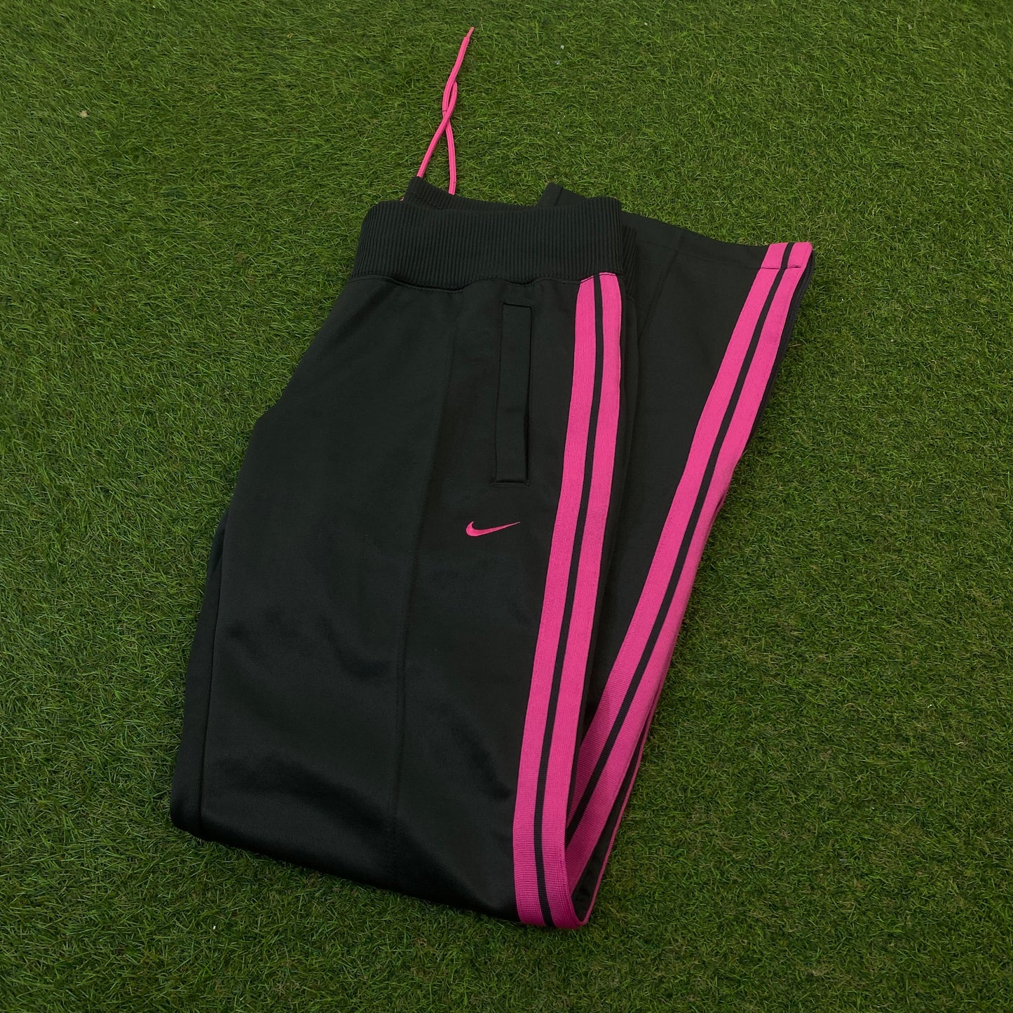 00s Nike Piping Joggers Black Small