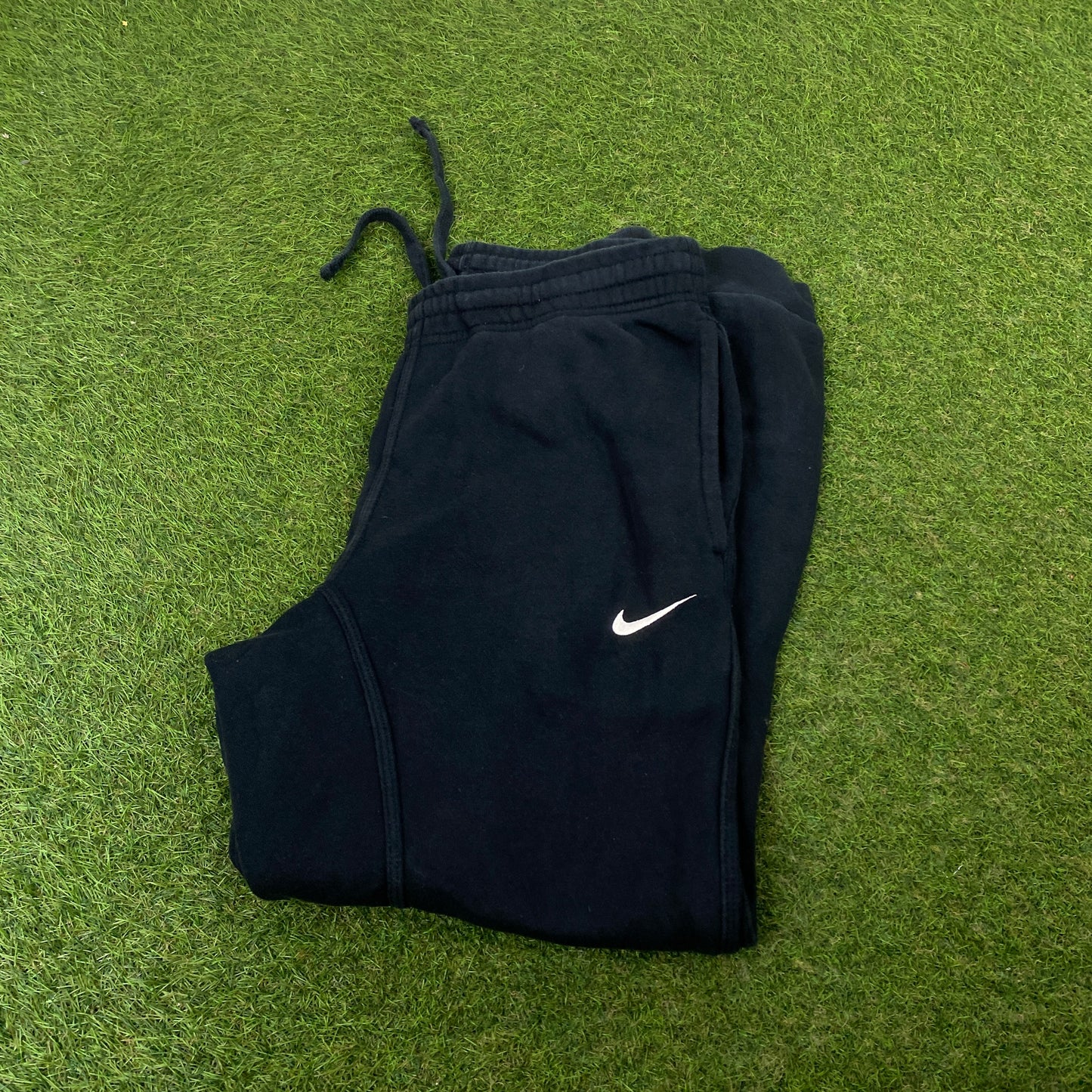 00s Nike Cotton Joggers Black Small