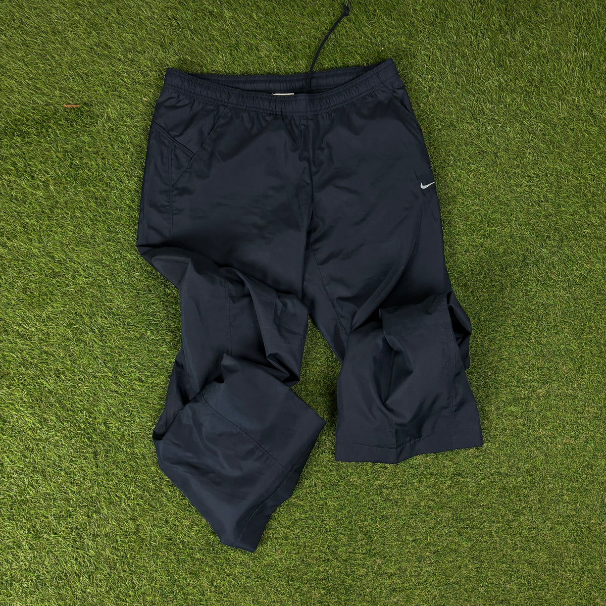 00s Nike Tracksuit Jacket + Joggers Set Blue Large
