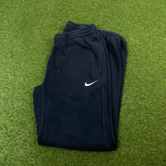 00s Nike Wide Leg Cotton Joggers Blue Small
