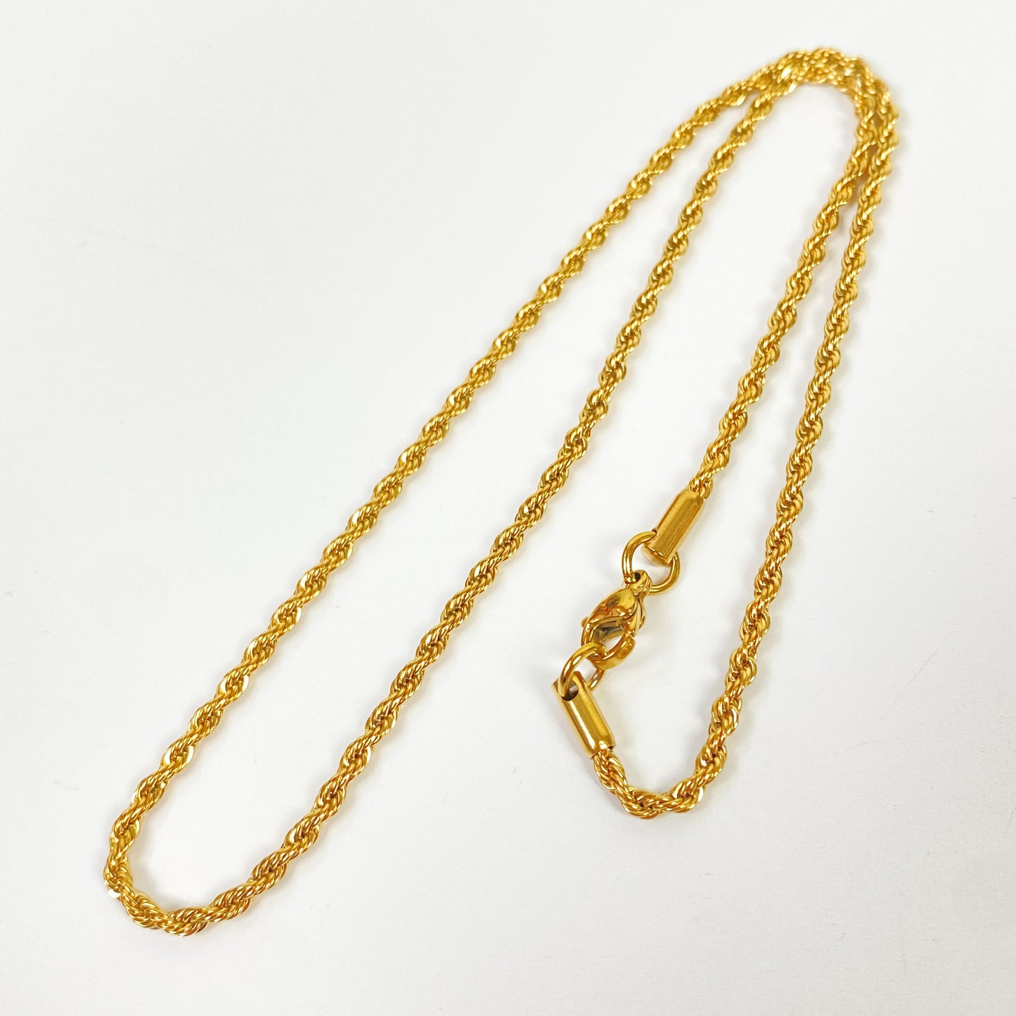 Retro Chain Link Necklace Chain Gold
