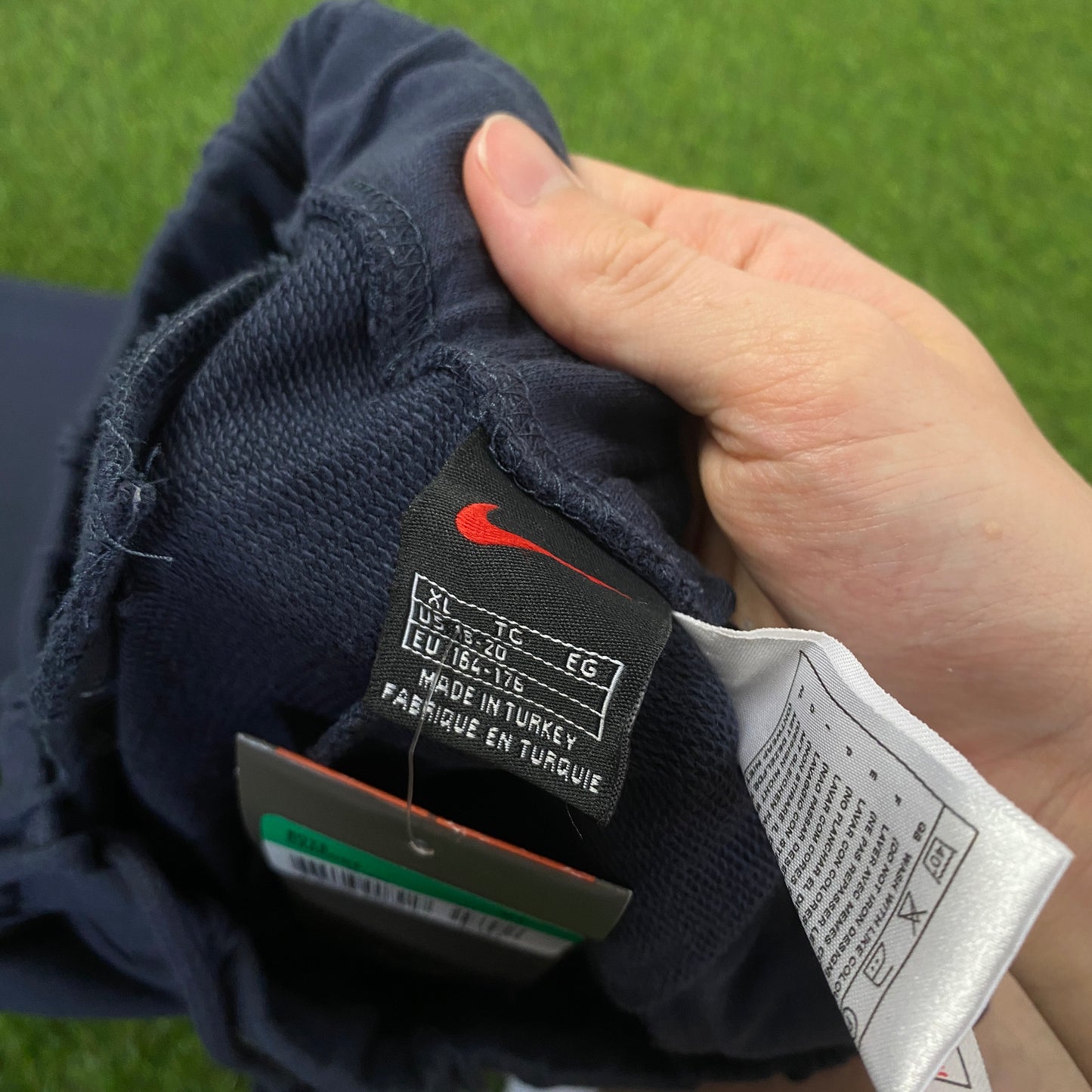 00s Nike Cotton Joggers Blue Small