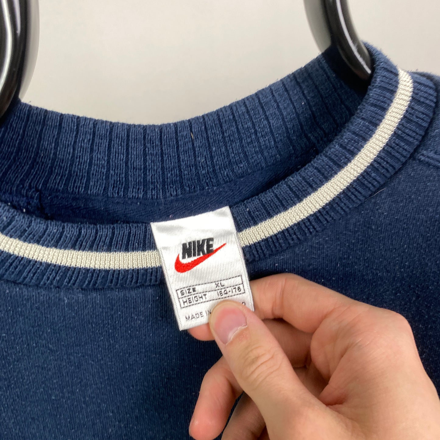 90s Nike Sweatshirt Blue Small