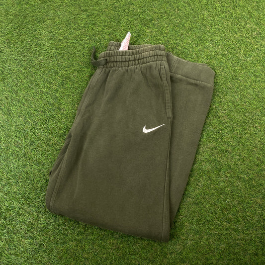00s Nike Cotton Joggers Green Small