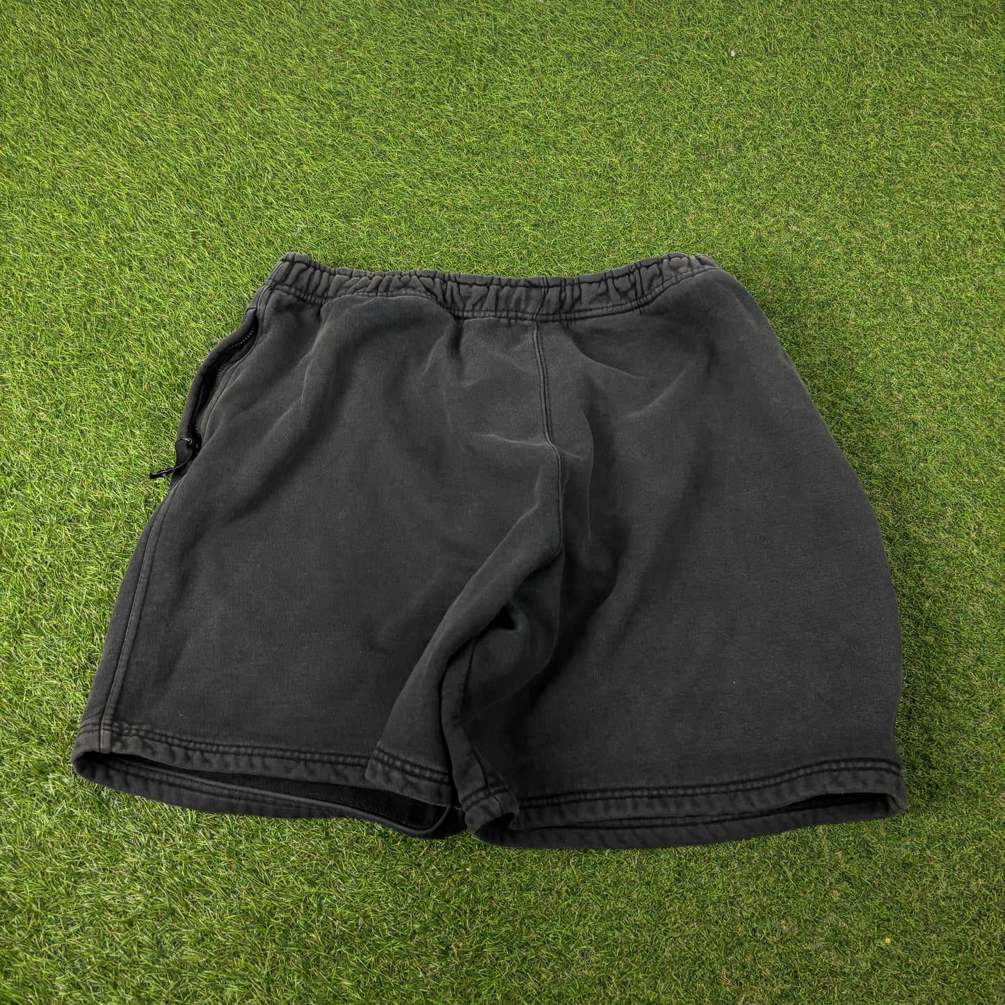 00s Nike Zip Pocket Cotton Shorts Black XL