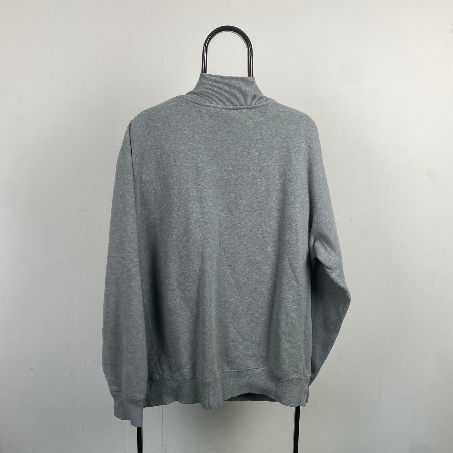 00s Nike 1/4 Zip Sweatshirt Grey XL