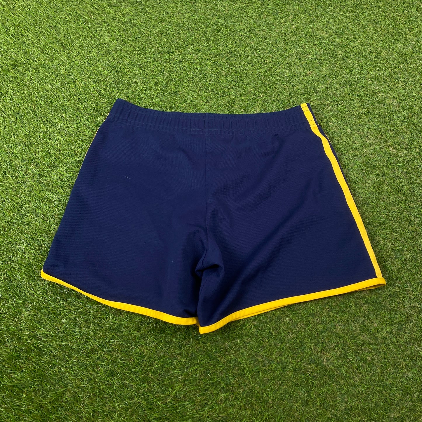 90s Adidas Ajax Football Shorts Blue Small