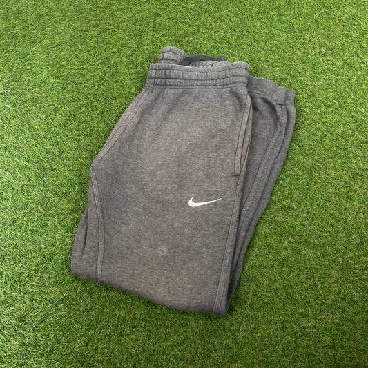 00s Nike Cotton Joggers Grey Small