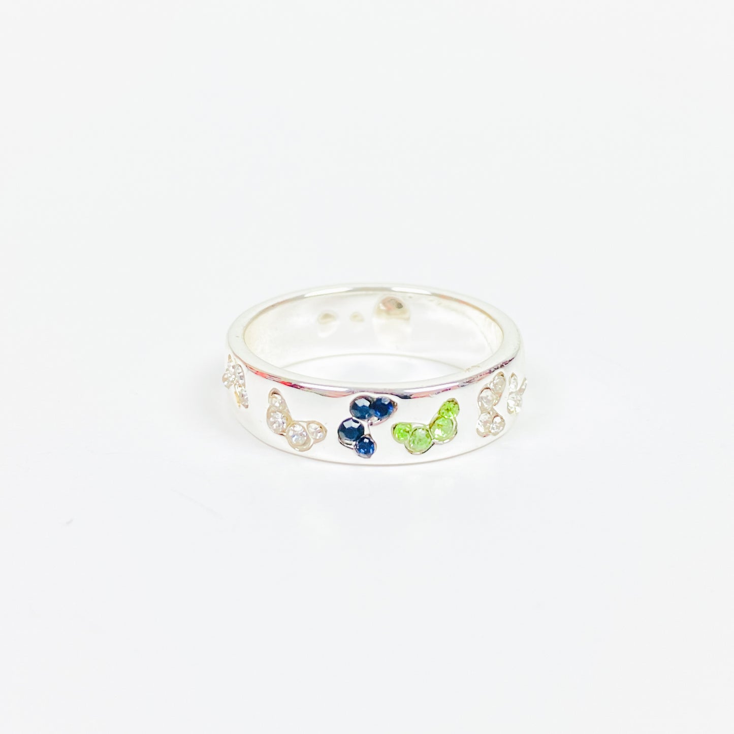Retro Vintage Butterfly Ring Silver
