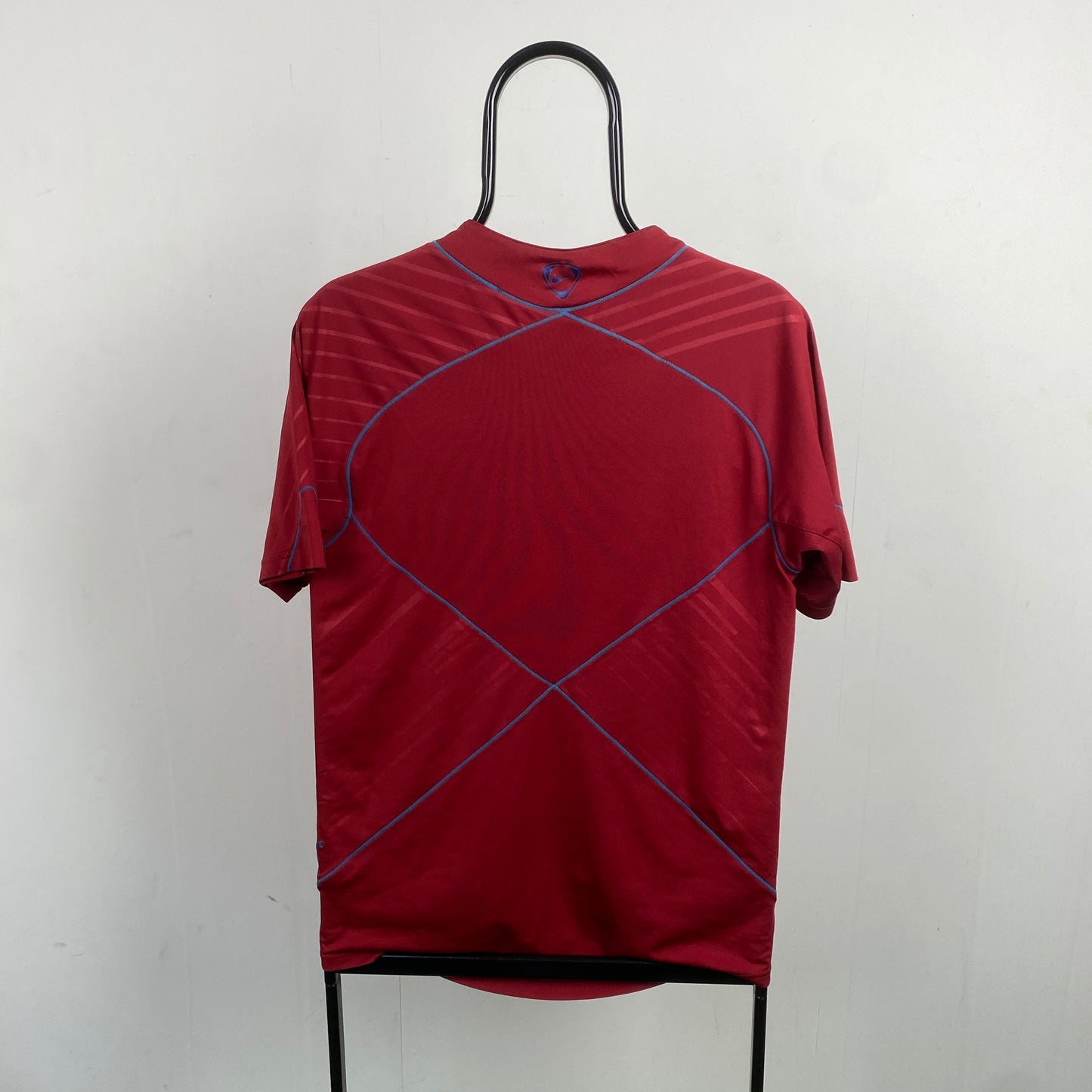 00s Nike Barcelona Football Shirt T-Shirt Red Small