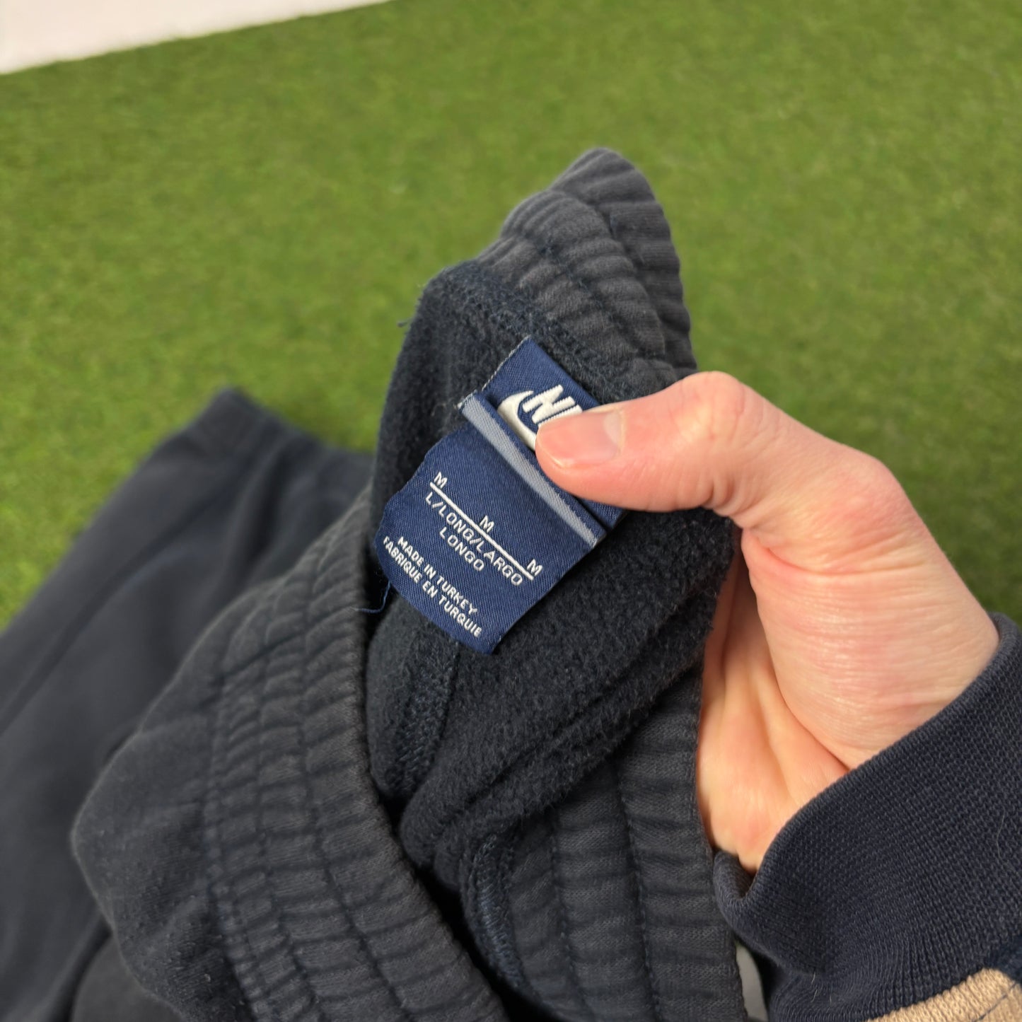 00s Nike Wide Leg Cotton Joggers Black Medium