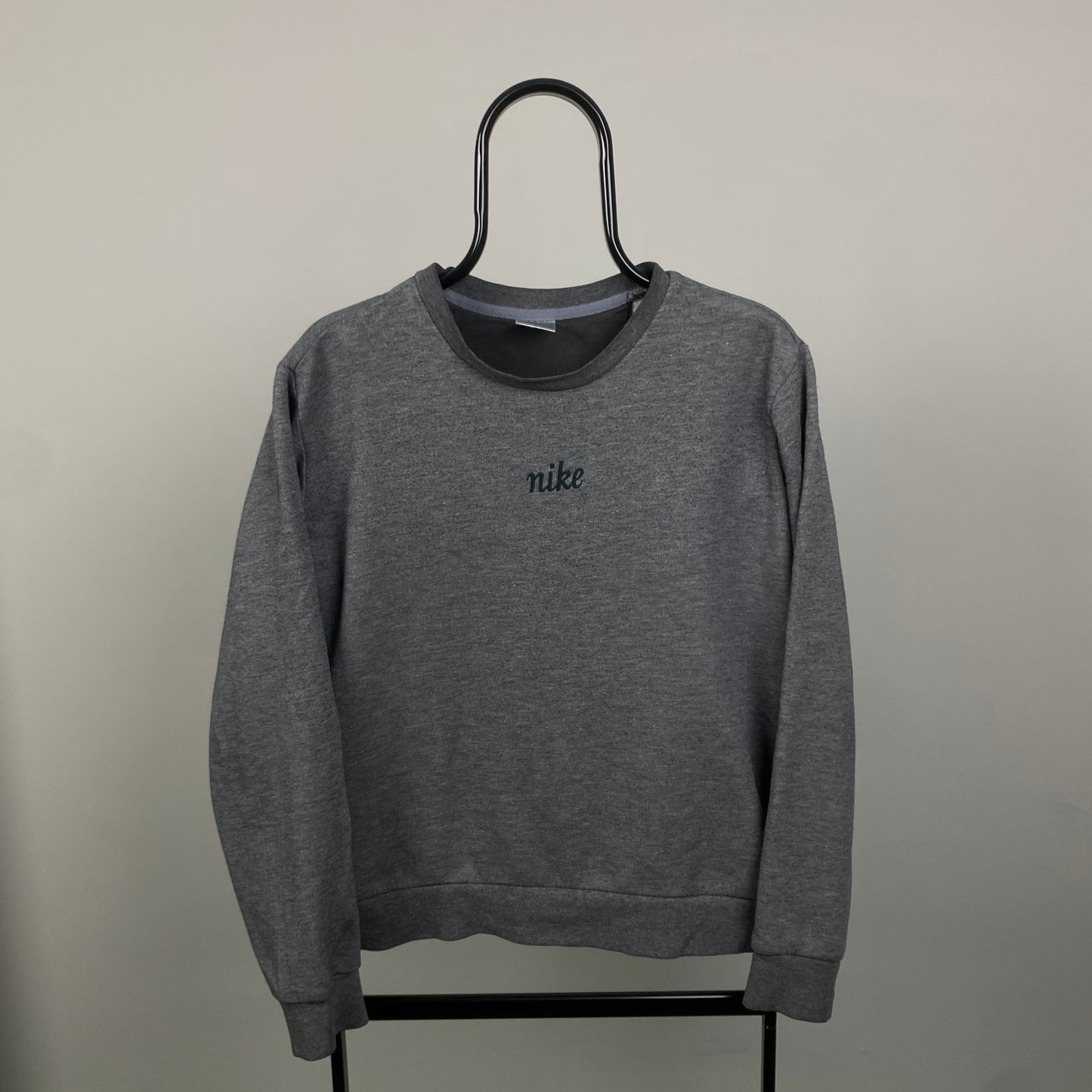 00s Nike Sweatshirt Grey Womens Medium