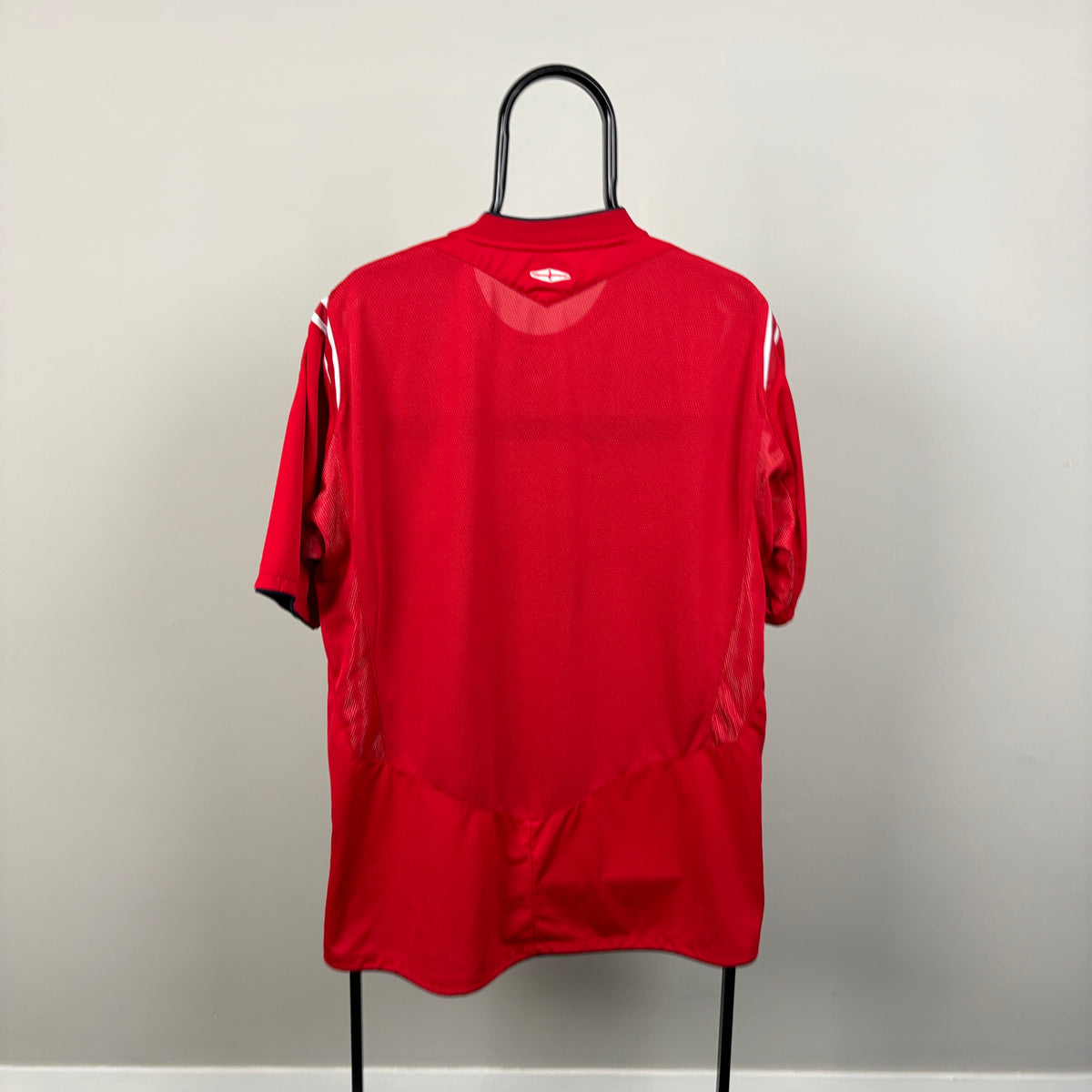 00s Umbro England Football Shirt T-Shirt Red XL