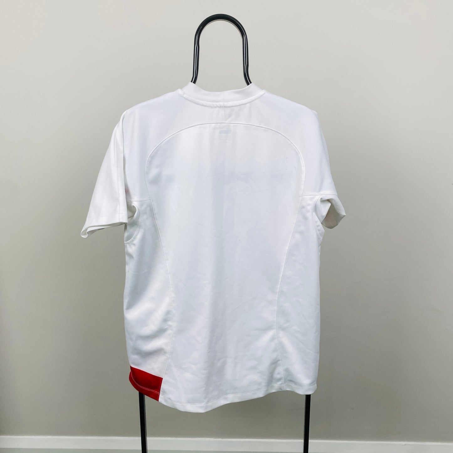 00s Nike England Rugby T-Shirt White Medium