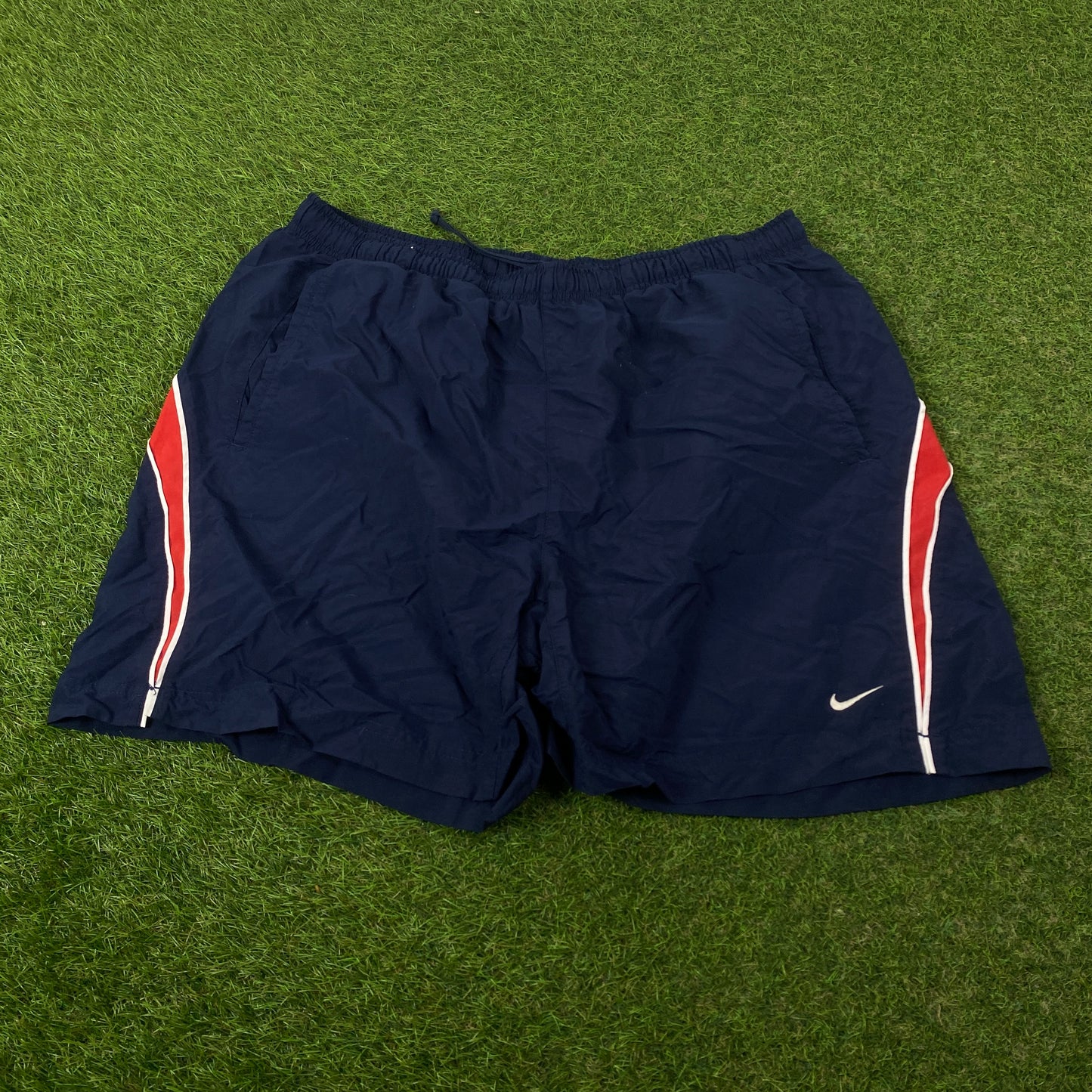 00s Nike Piping Shorts Blue XL