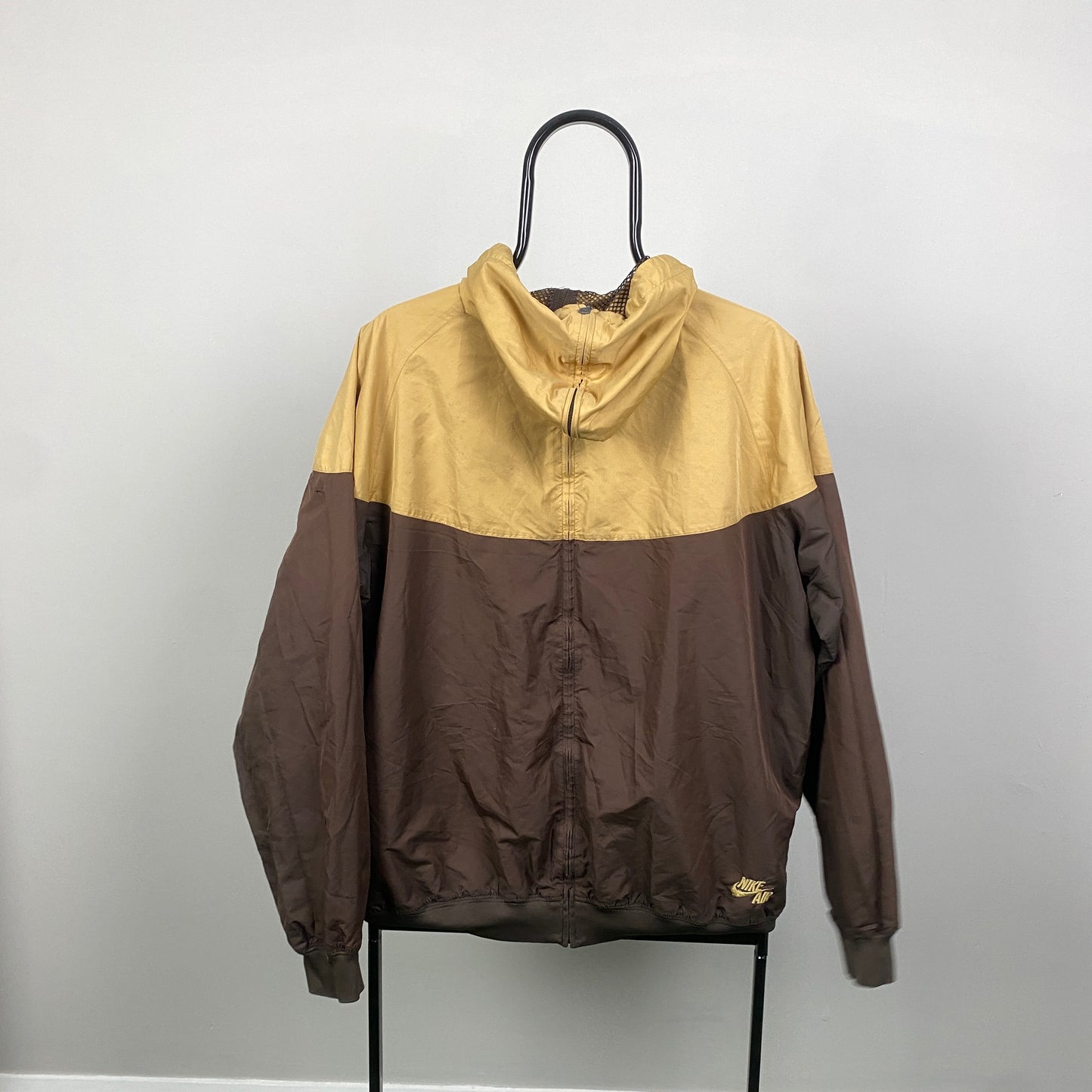 00s Nike Air Max Windbreaker Jacket Brown Large