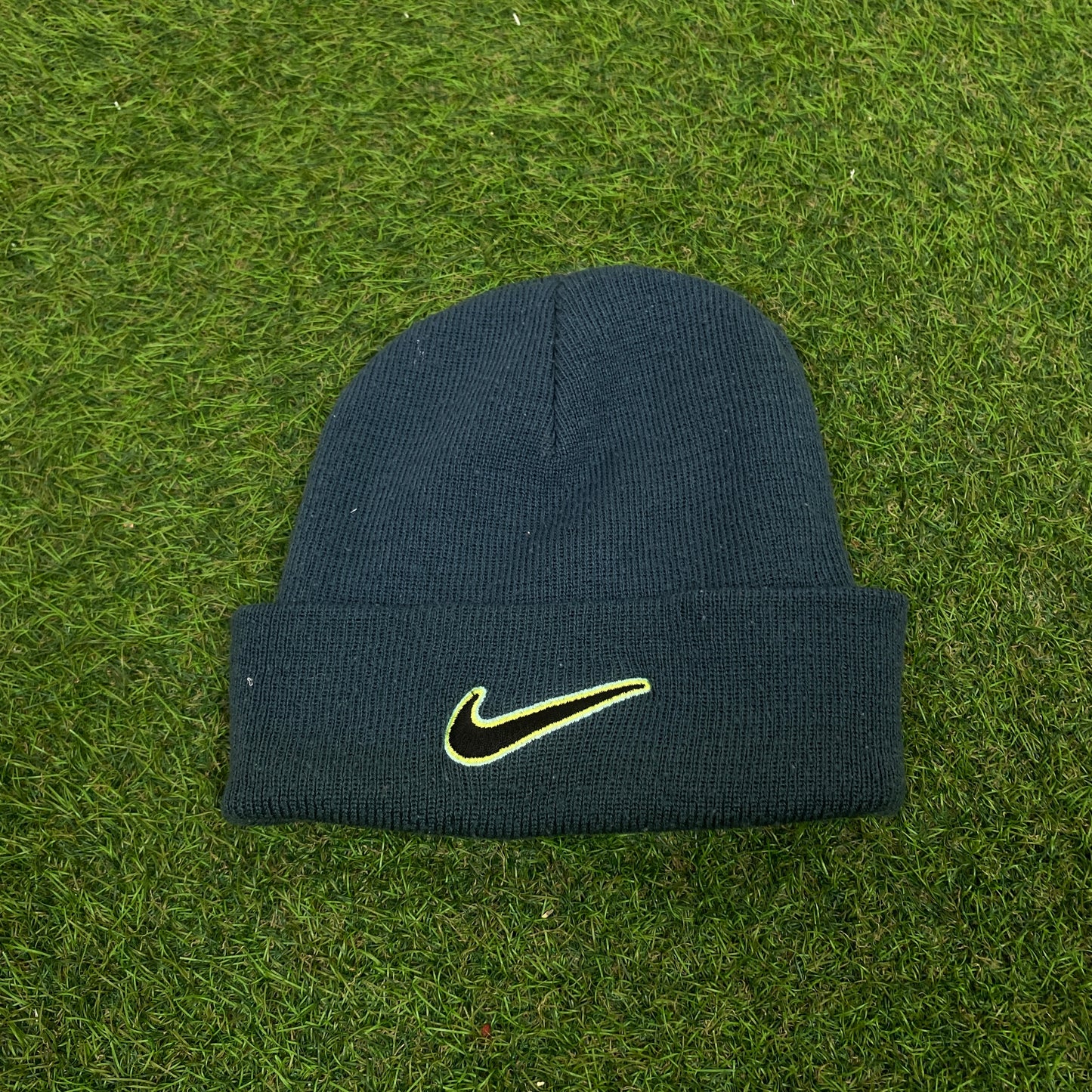 90s Nike Beanie Hat Green