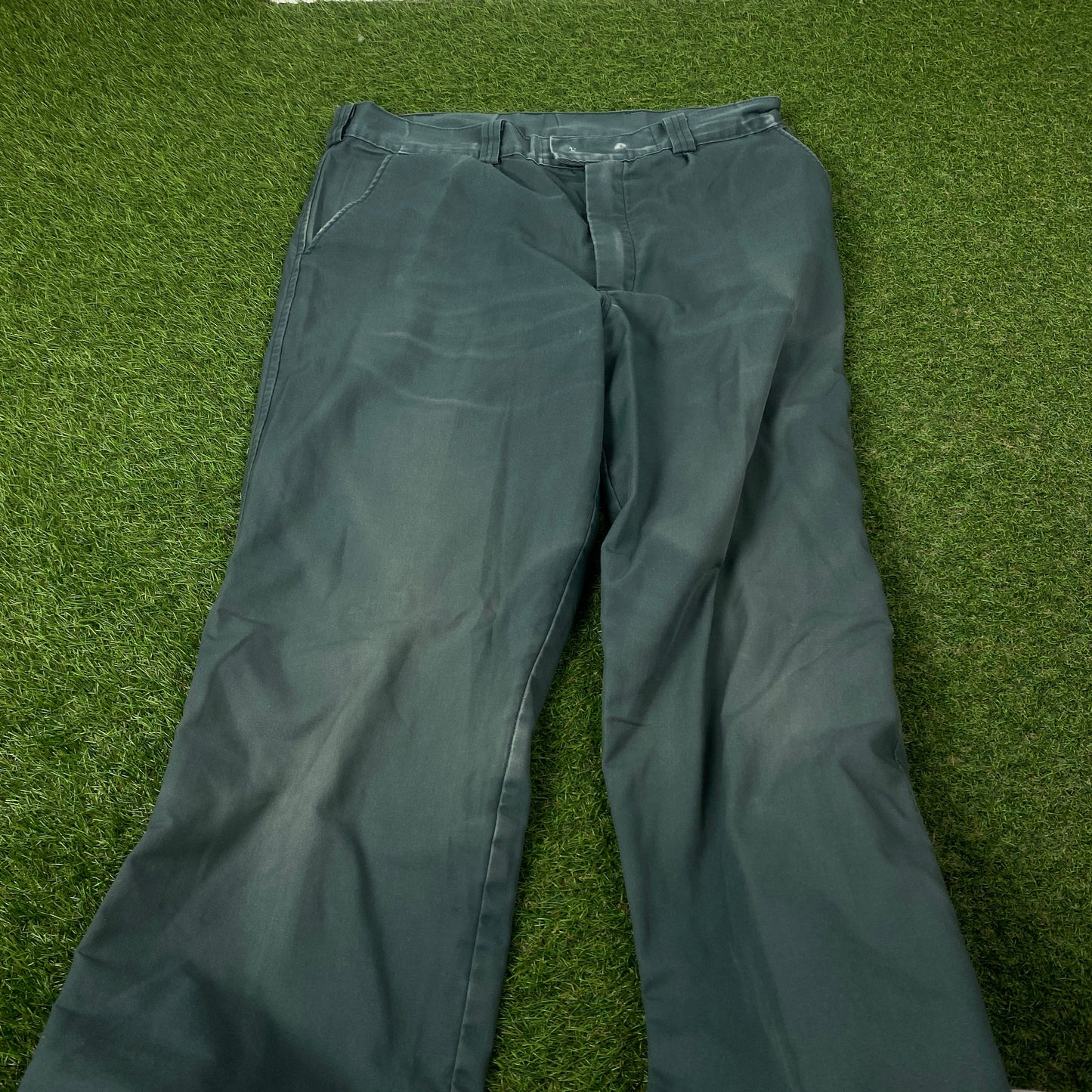 00s Dickies Reaper Carpenter Trousers Joggers Green Large 36x32