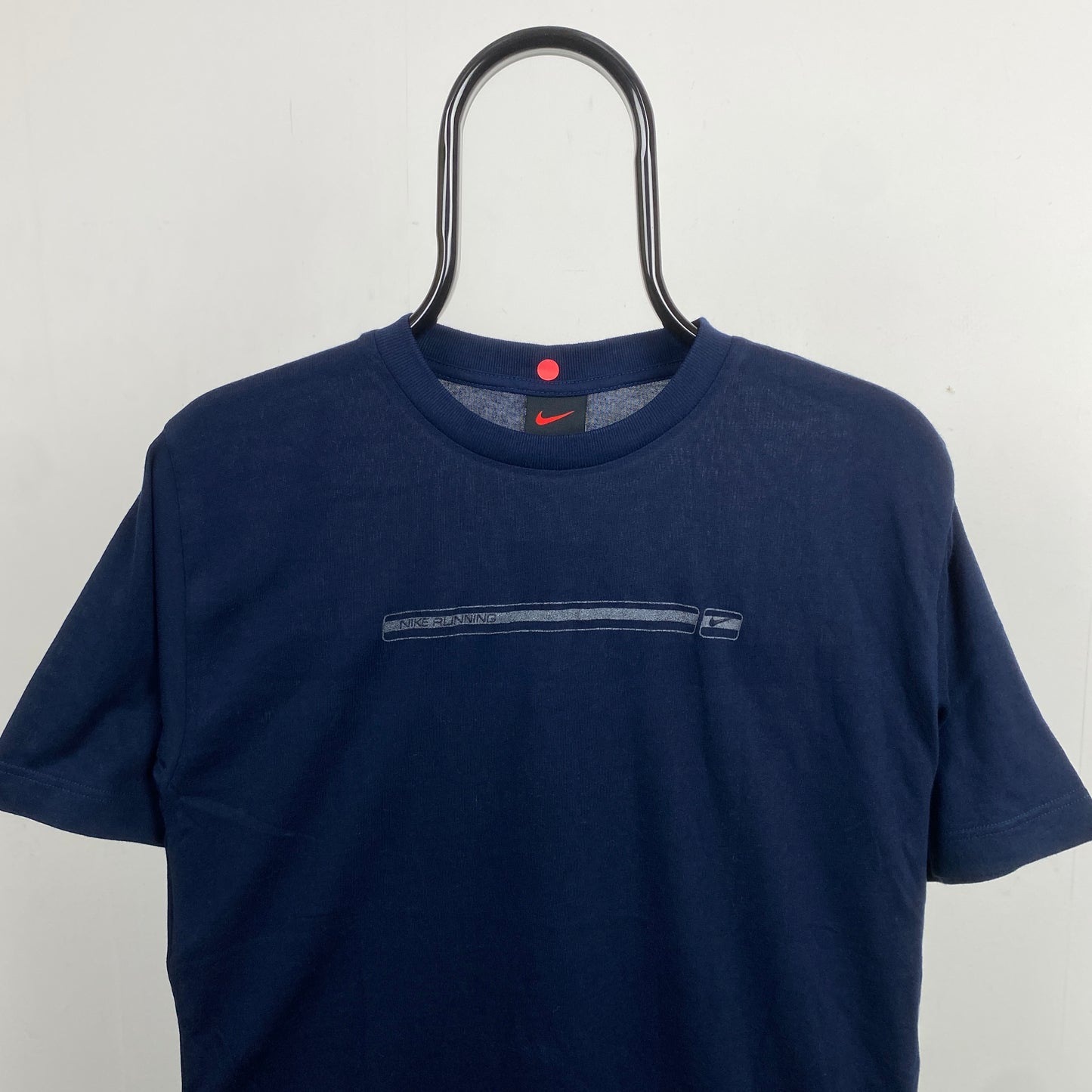 00s Nike Reflective Running T-Shirt Blue Small