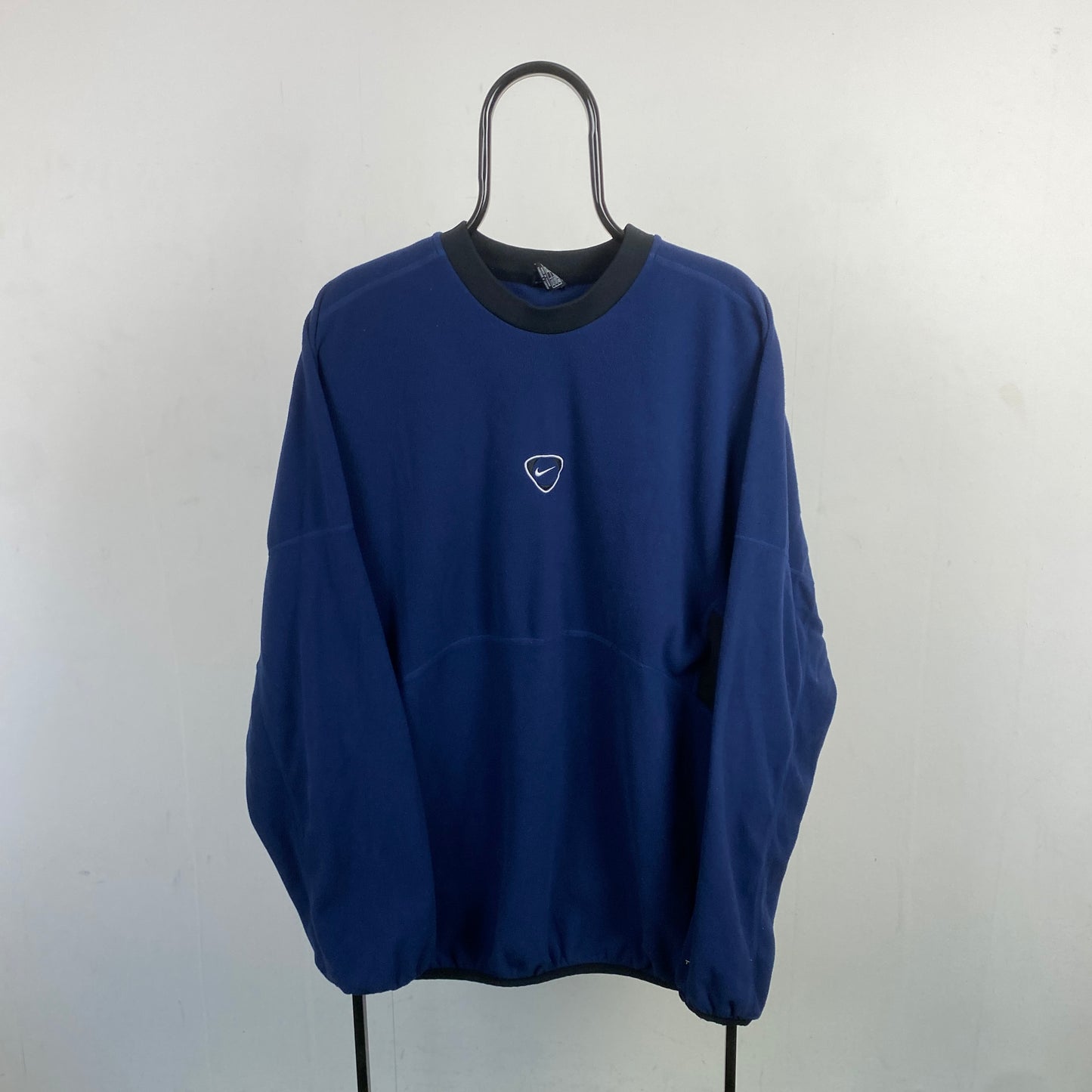 00s Nike Therma-Fit Fleece Sweatshirt Blue XL