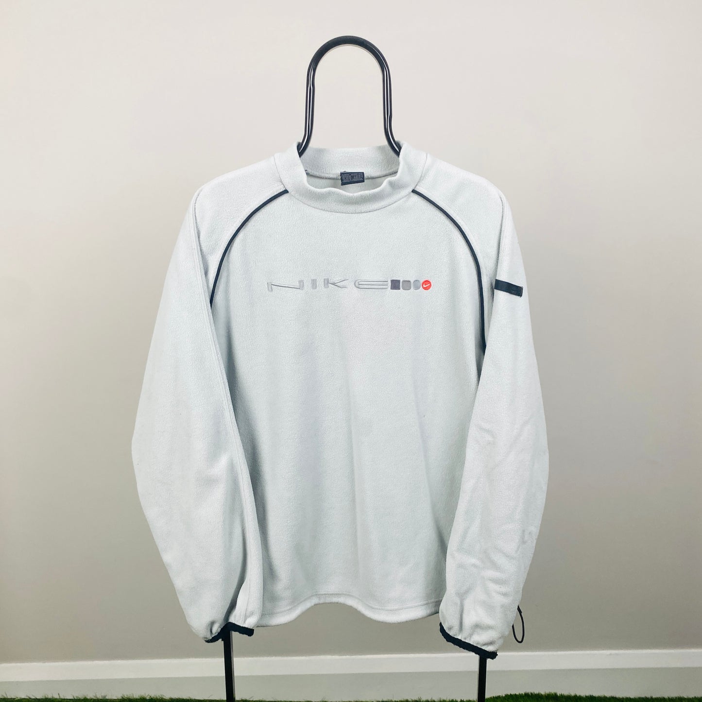 00s Nike Fleece Sweatshirt Baby Blue Medium